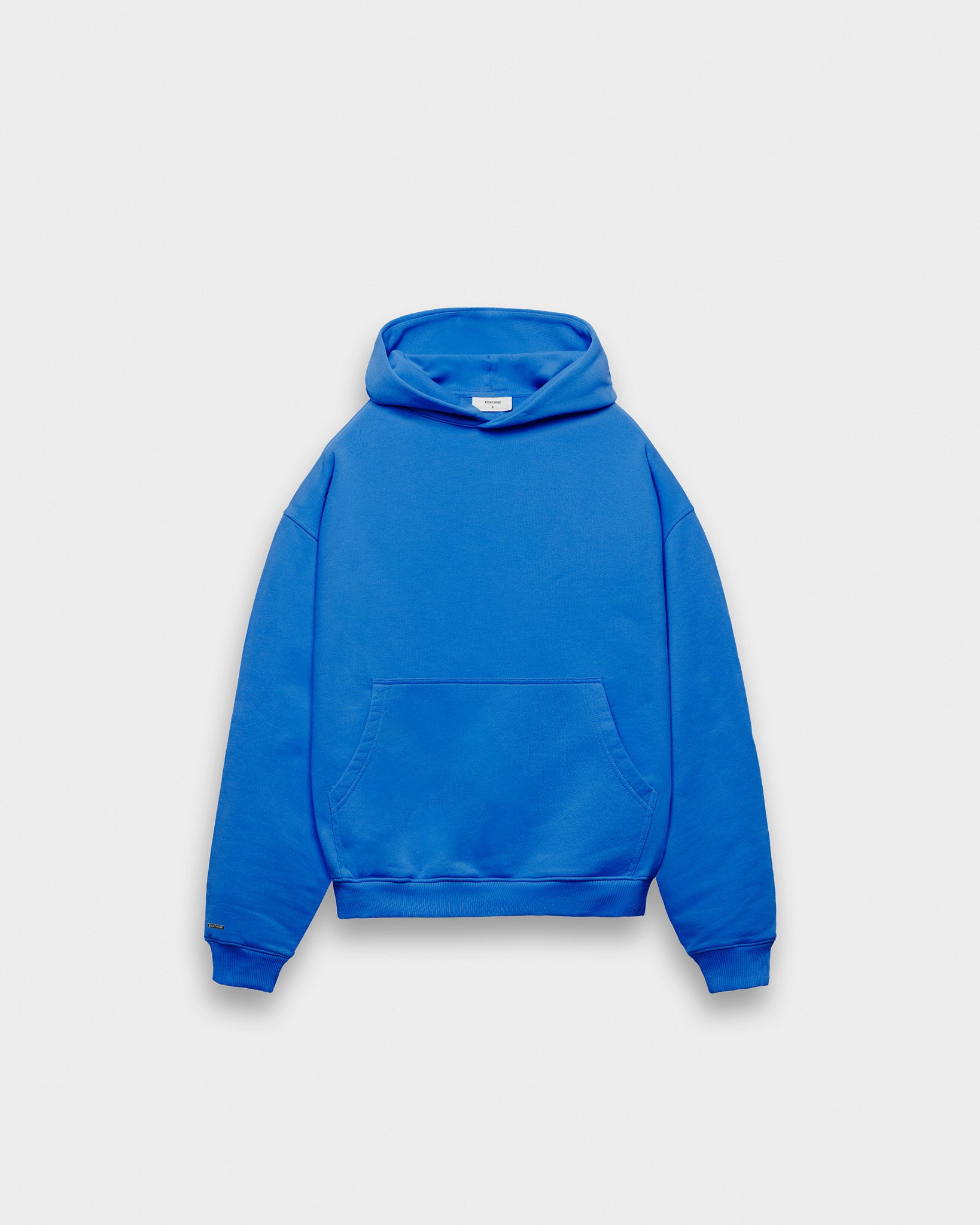 Oversized Hoodie Hoodie Jacket Blue Oversized Washed Royal Blue