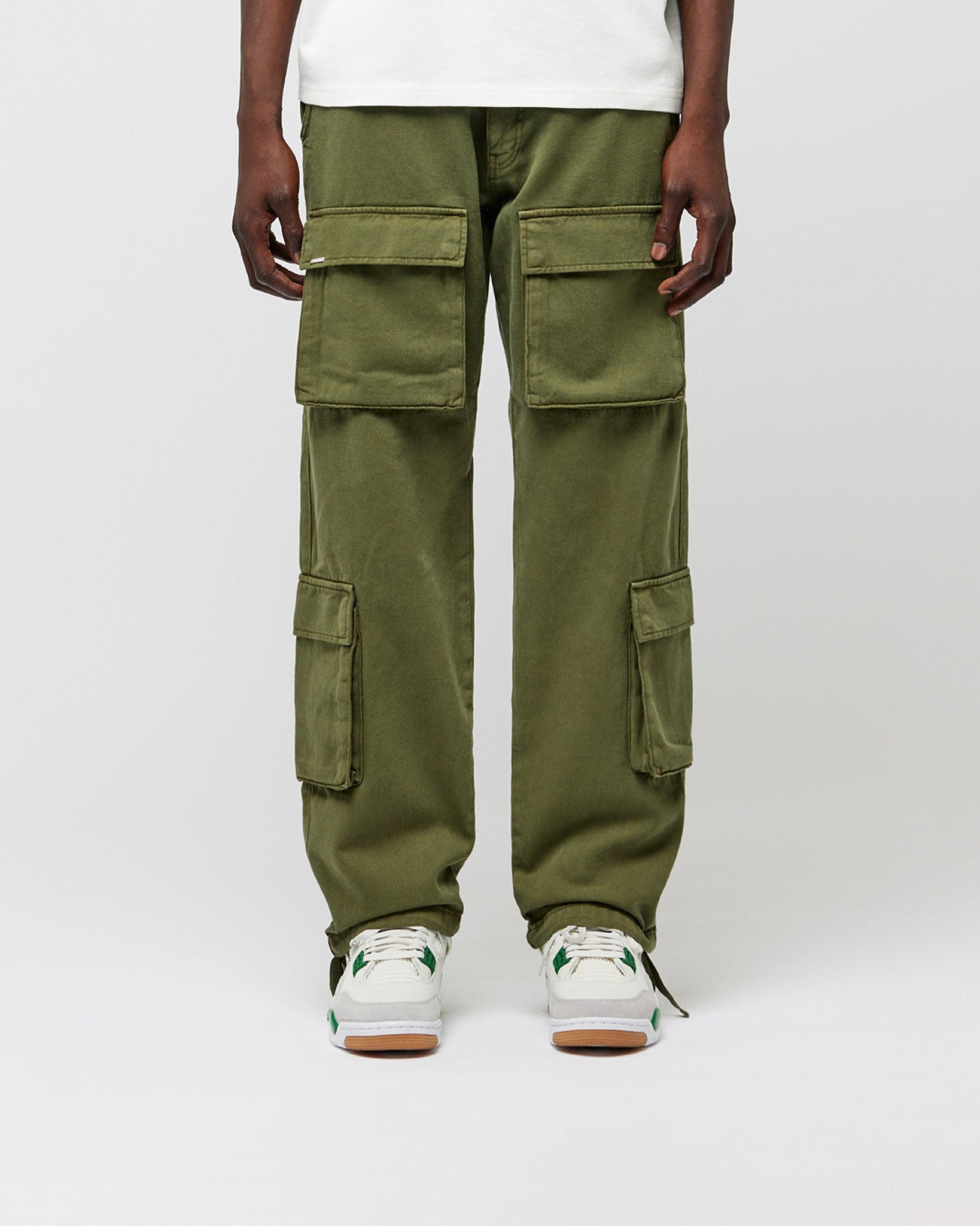 パンツ the mad shop cargo pants Front Pockets Baggy Cargo Pants – eightyfiveclo