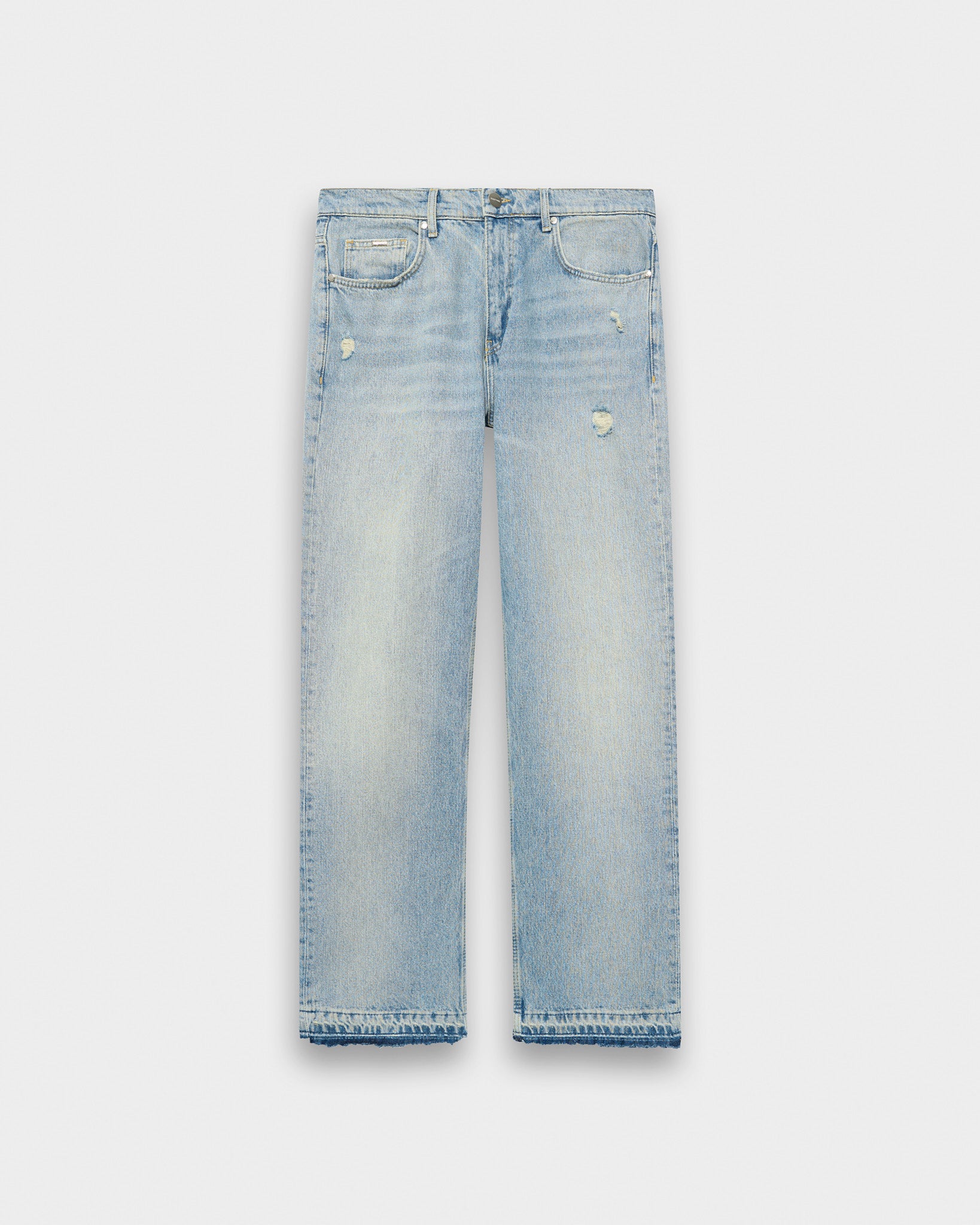 Open Hem Straight Denim – eightyfiveclo - Main Image