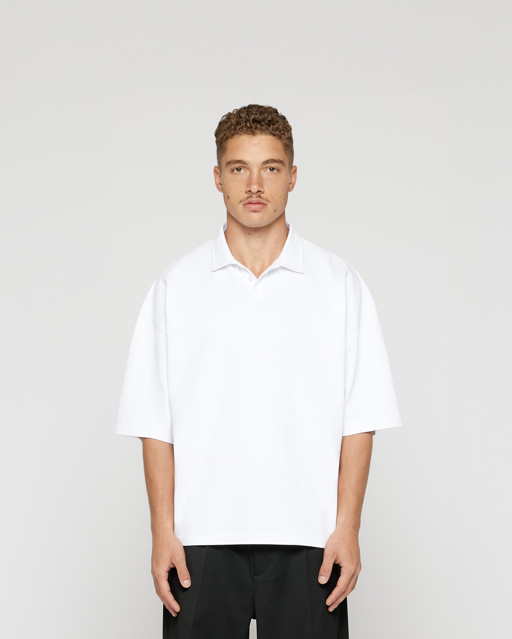 Eightyfive Cropped Polo T-Shirt