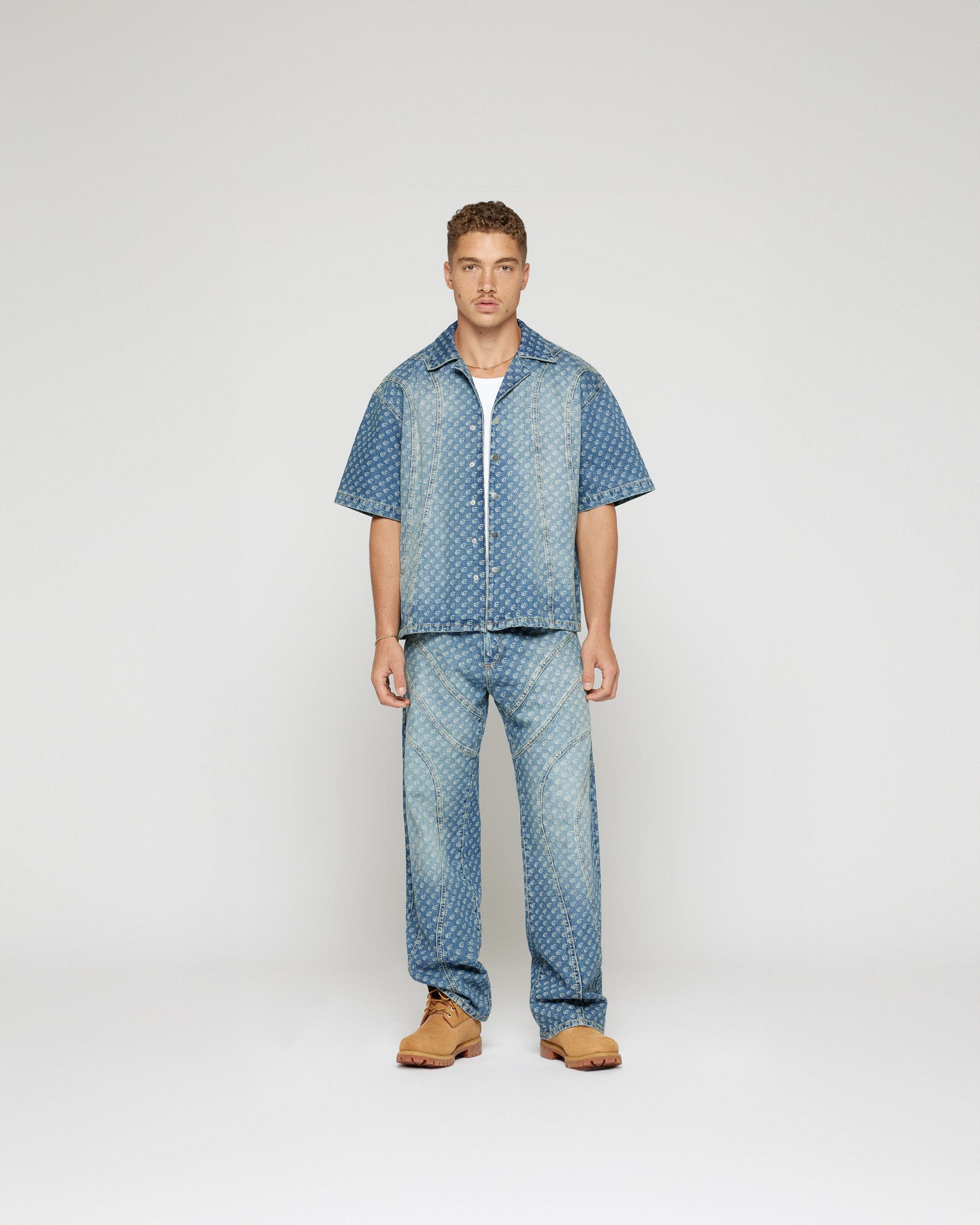Monogram Denim Shirt