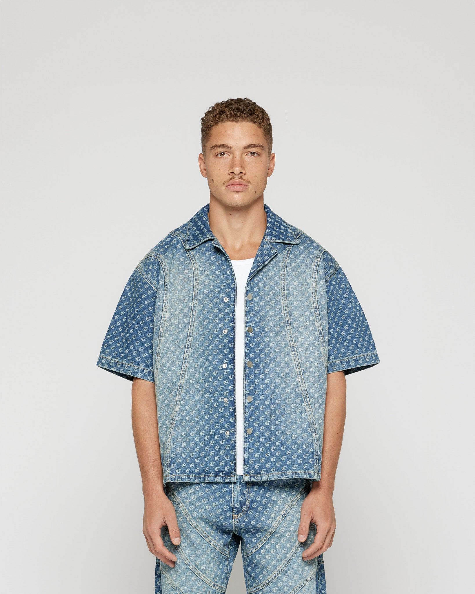 Monogram Denim Shirt