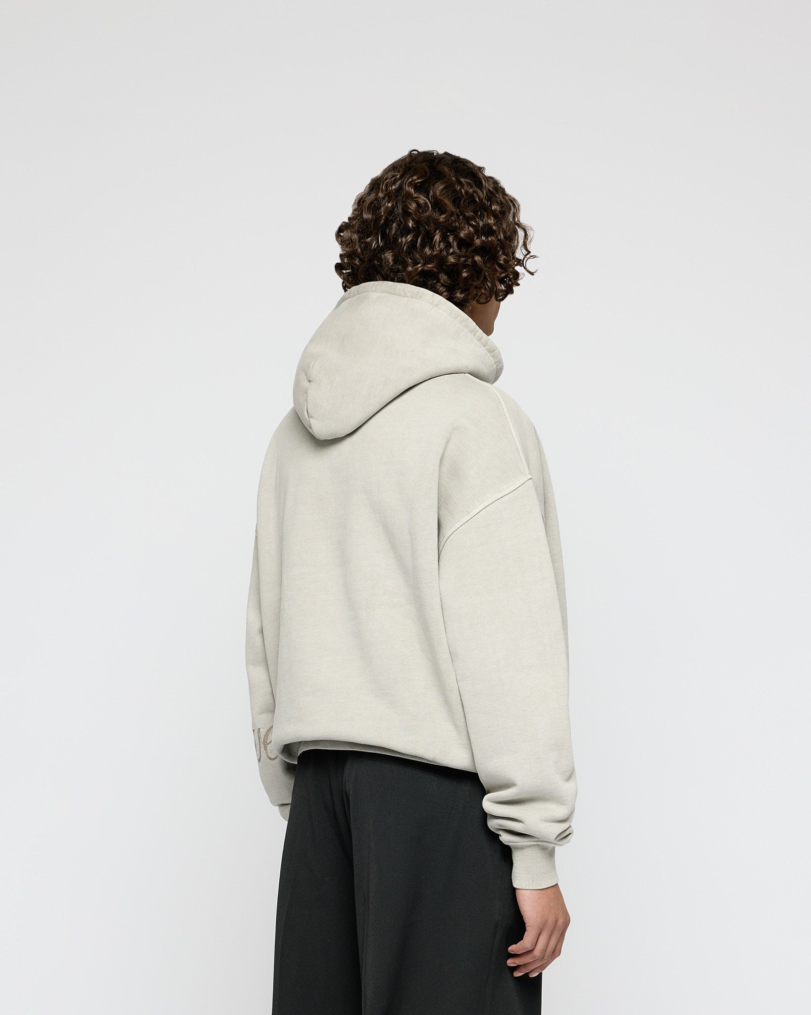 Embroidered Handwritten Hoodie
