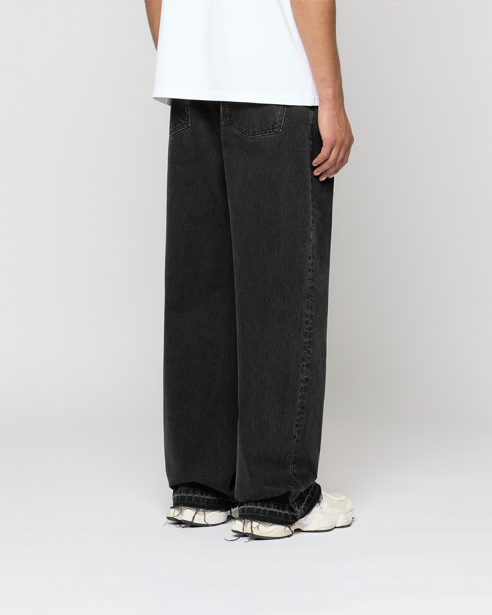 Open Hem Loose Denim