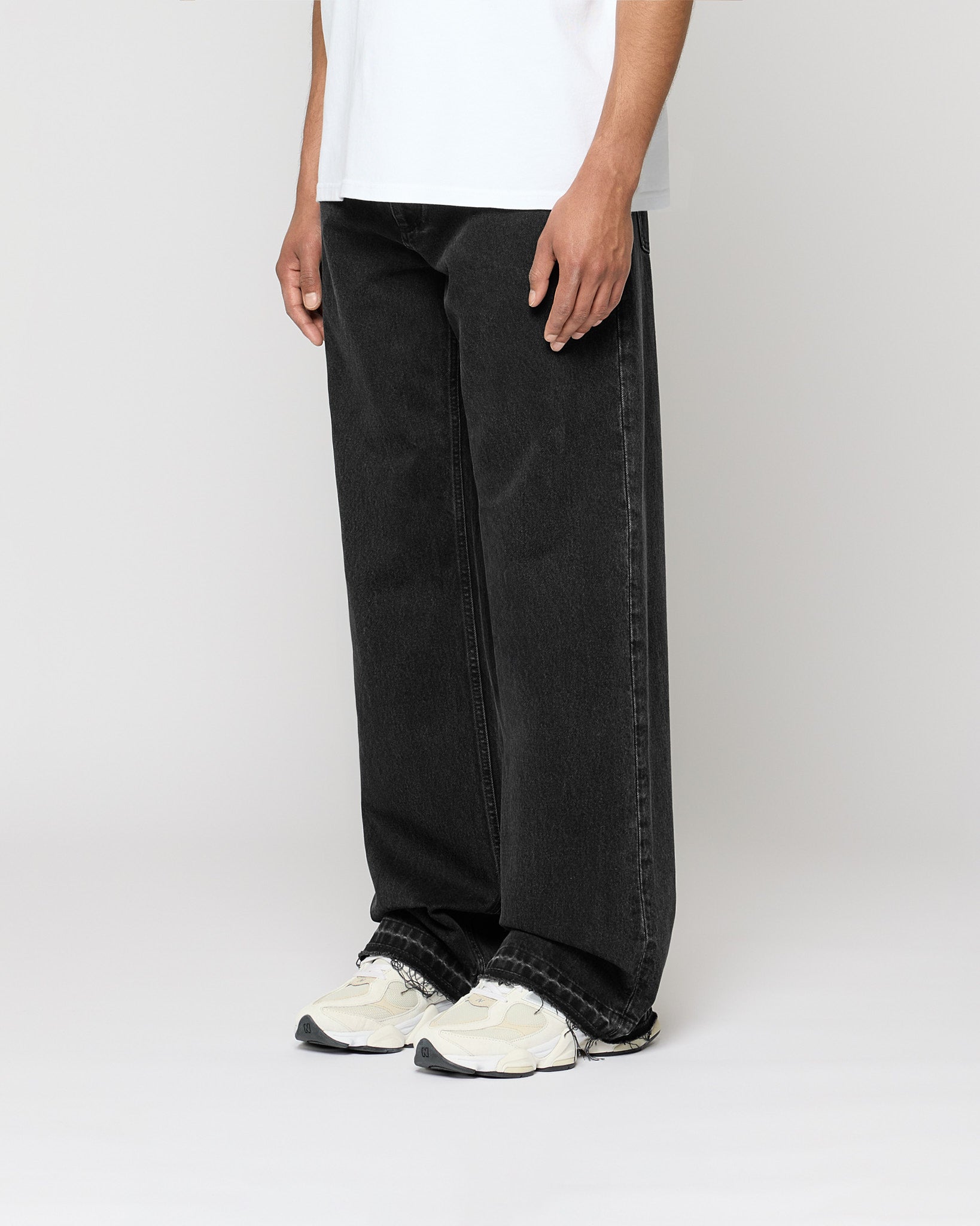 Open Hem Loose Denim