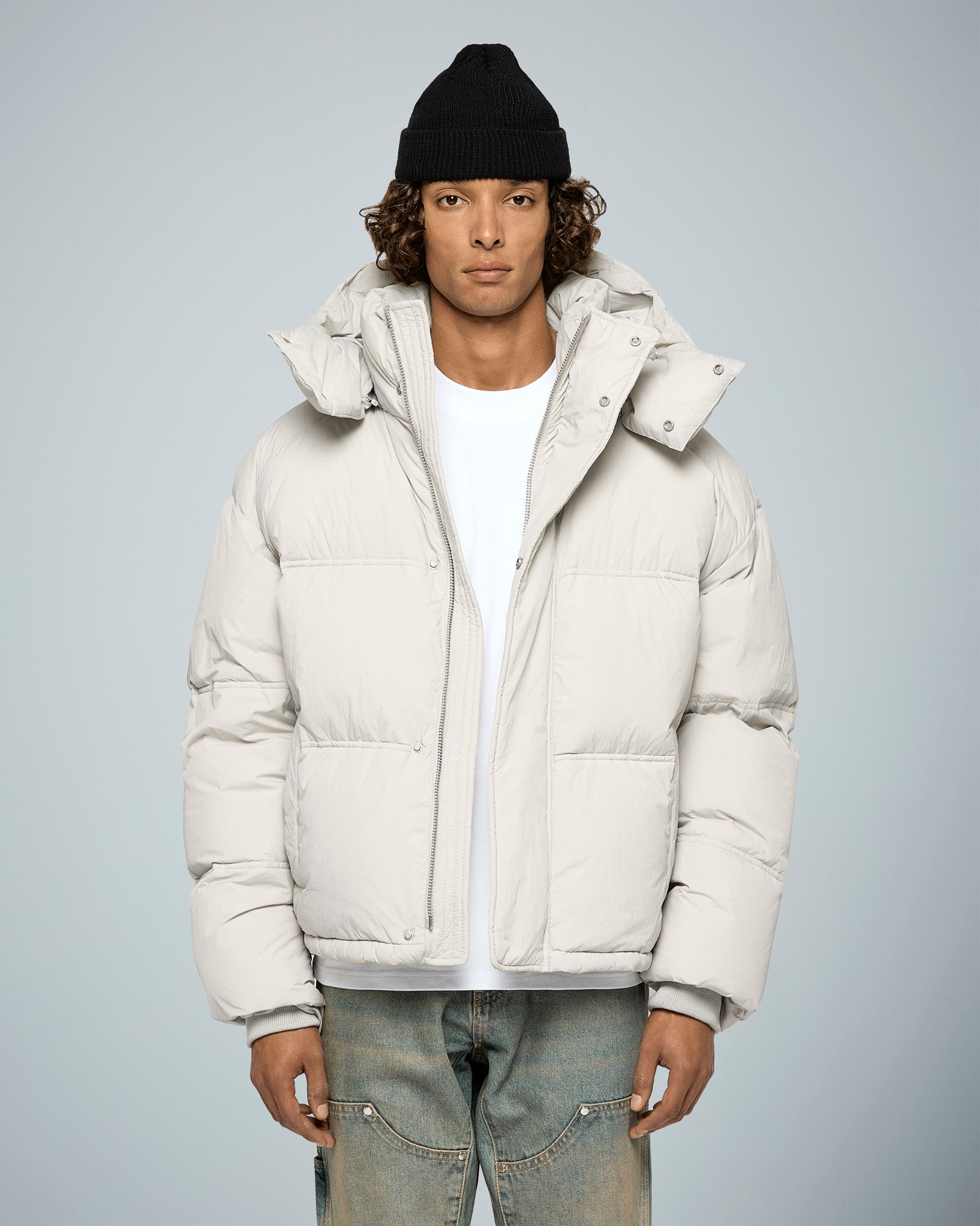 ジャケット・アウター FETICO NYLON PUFFER JACKET IVORY size2 FETICO(フェティコ)のNYLON PUFFER JACKET IVORYの通販｜PALETTE art