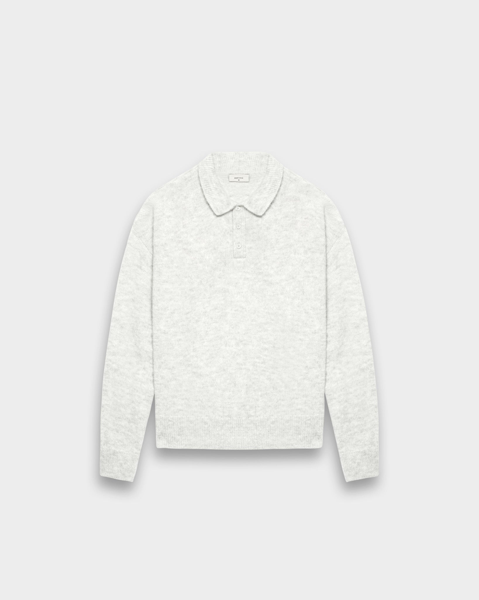 Hairy Knitted Polo Sweater – eightyfiveclo