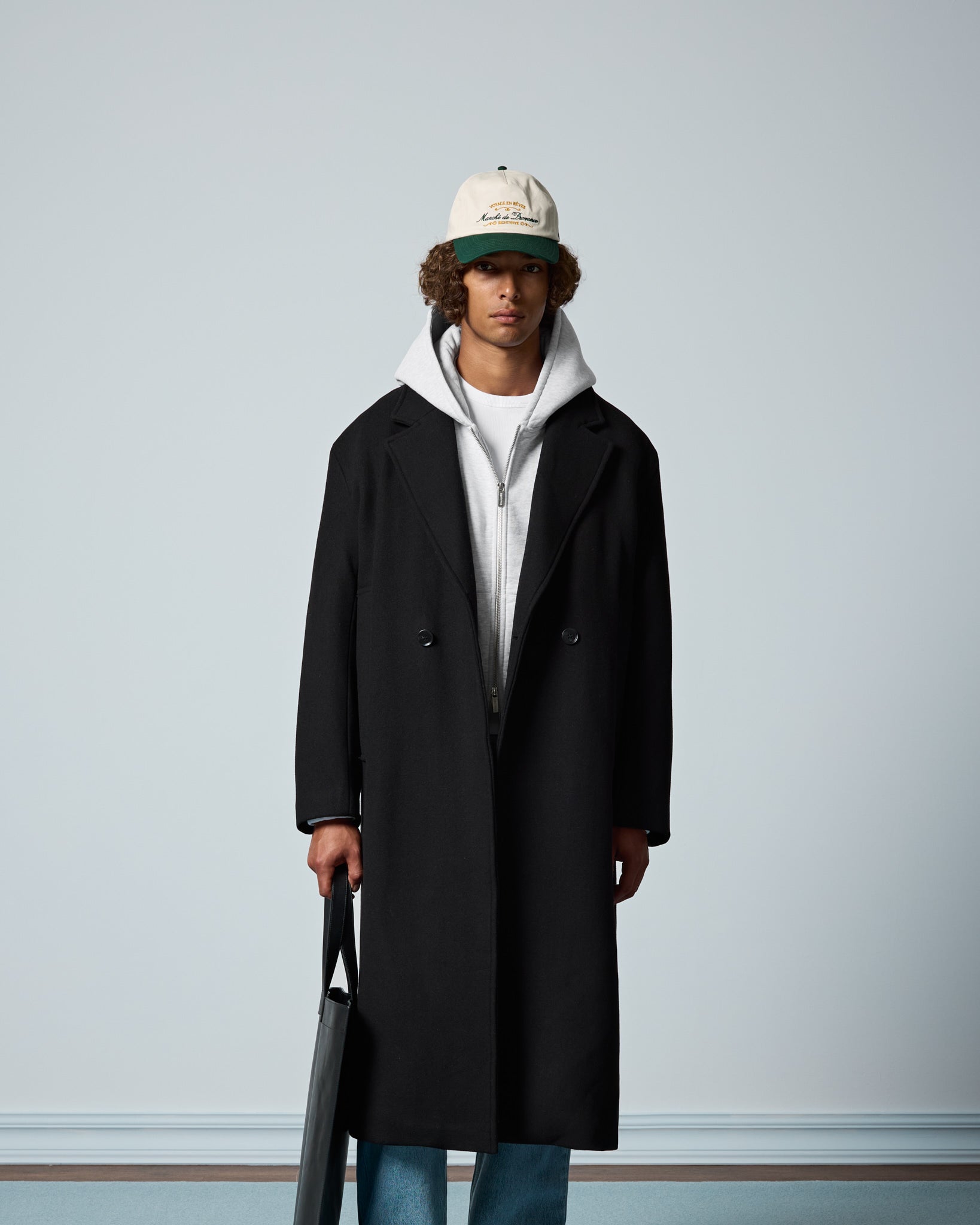 Double-Breasted Wool Coat – eightyfiveclo