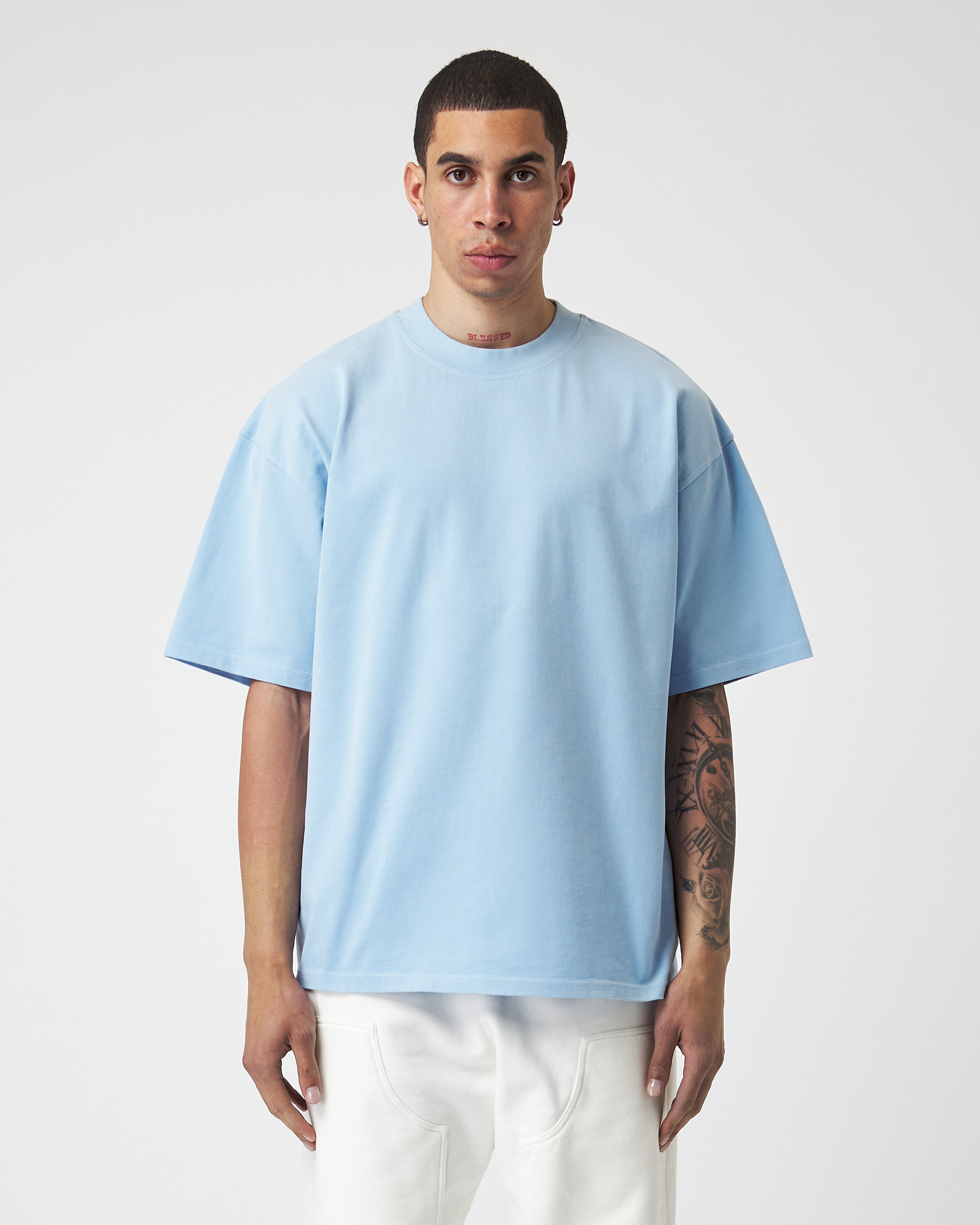 baby blue t shirt mens