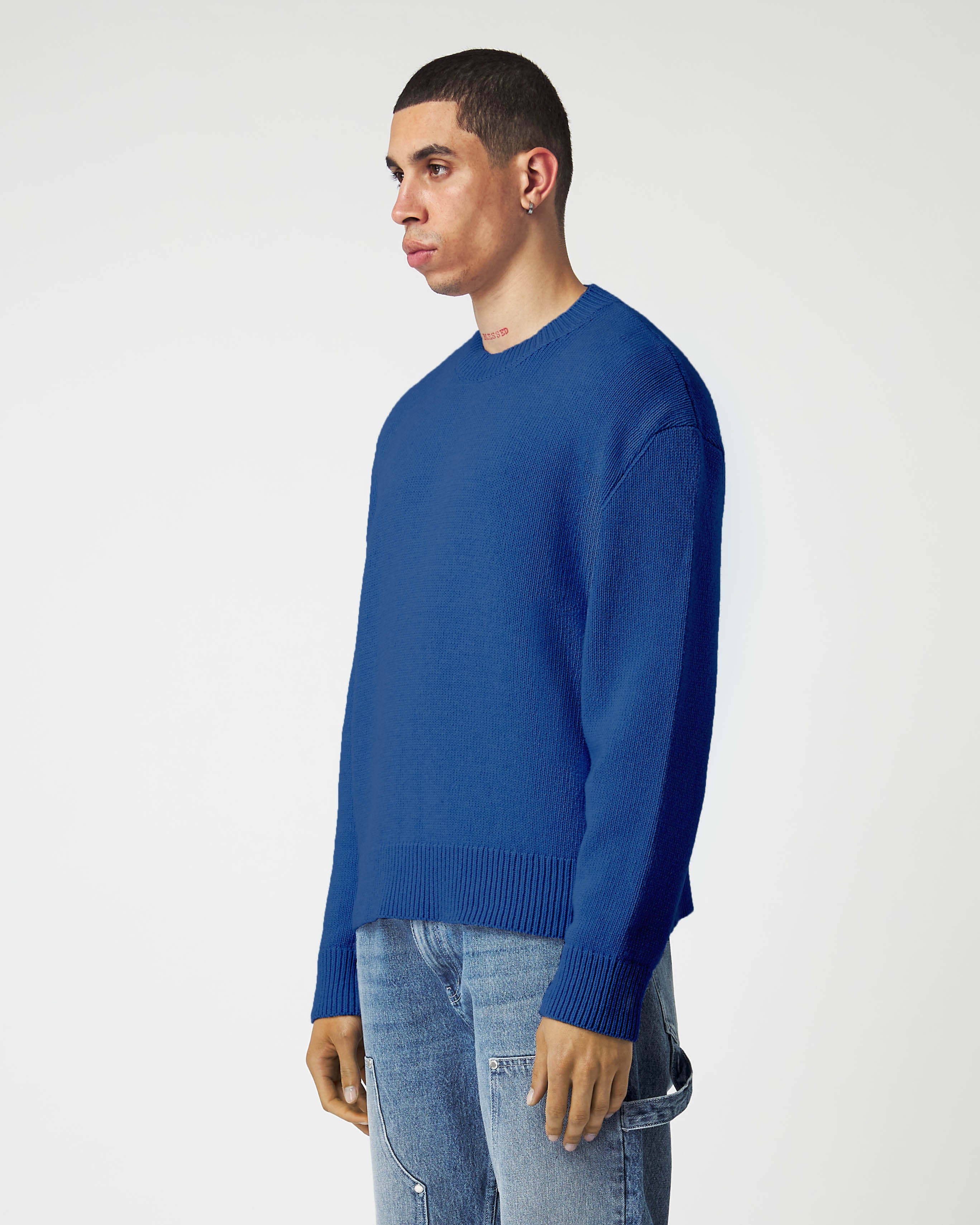 Baby blue knit sweater – eightyfiveclo