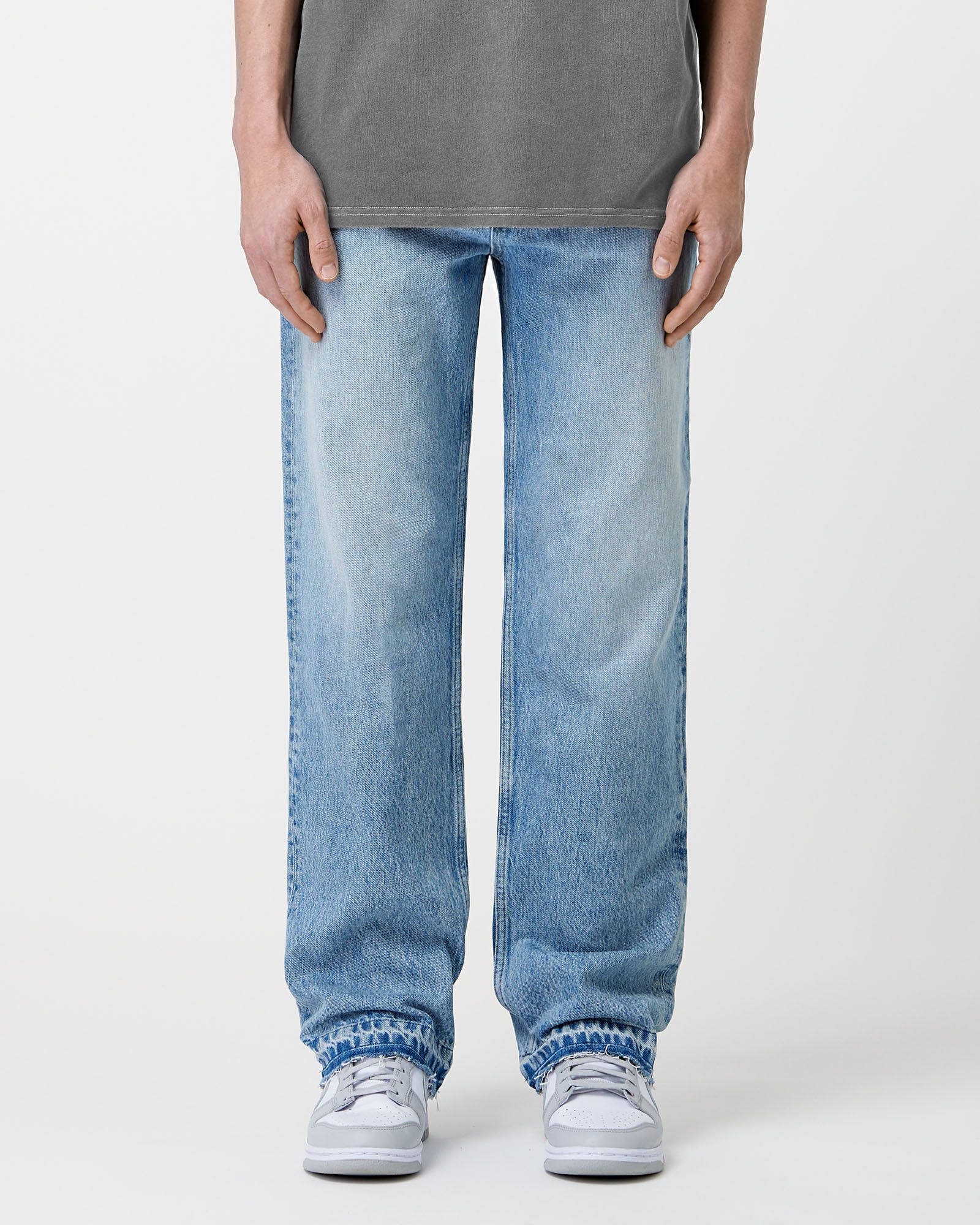 Straight Open Hem Jeans – eightyfiveclo