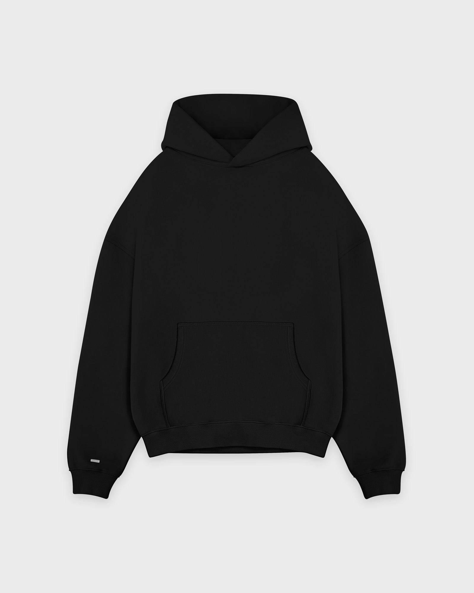 Heavy Black Basic Hoodie – eightyfiveclo