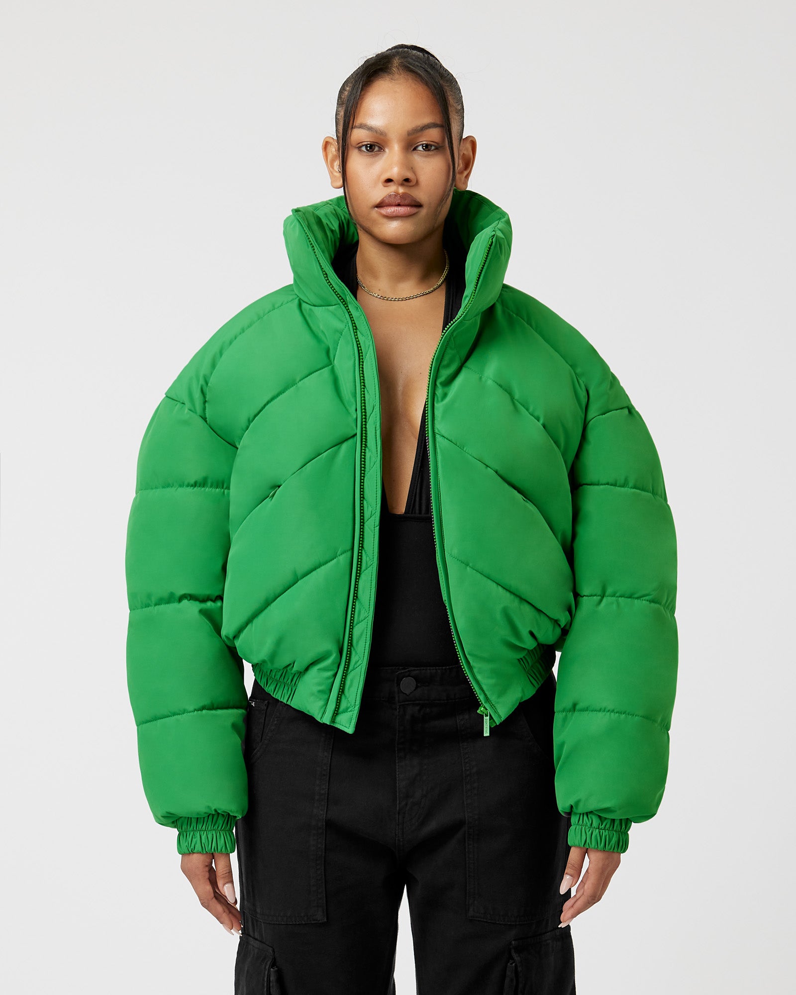 Cropped Puffer Jacket