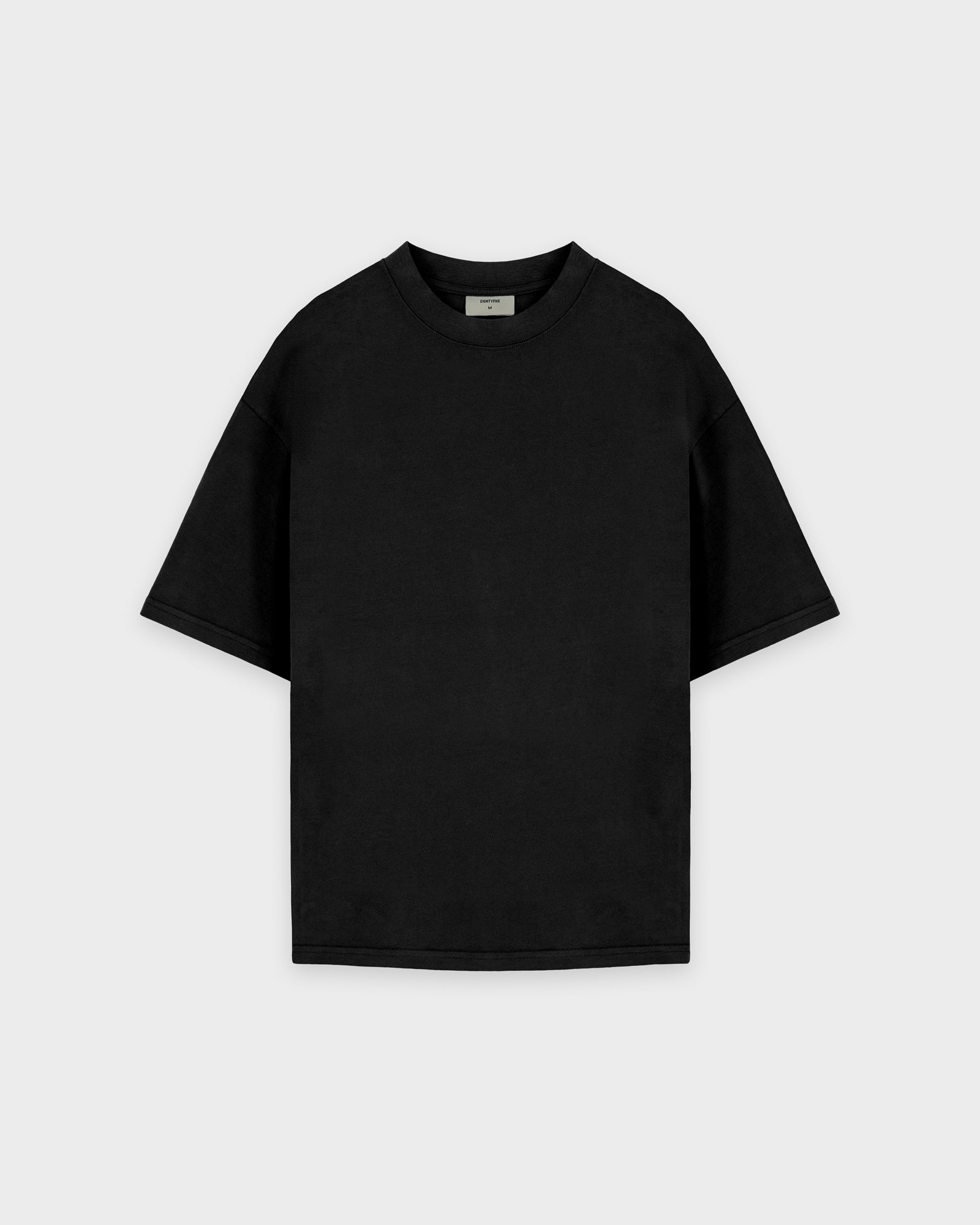 Heavy Black Basic T-Shirt