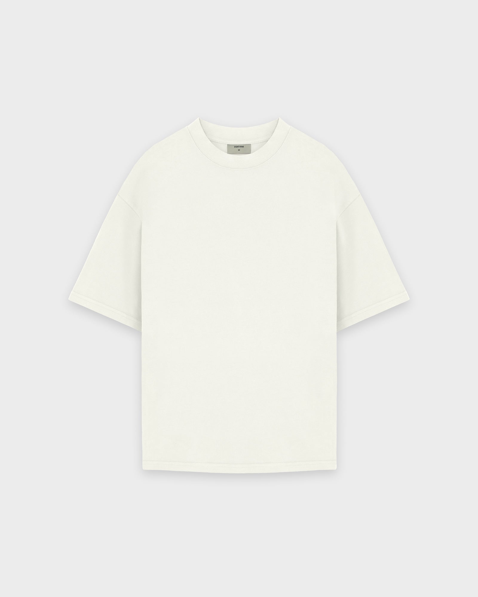 Heavy Off White Basic T-Shirt