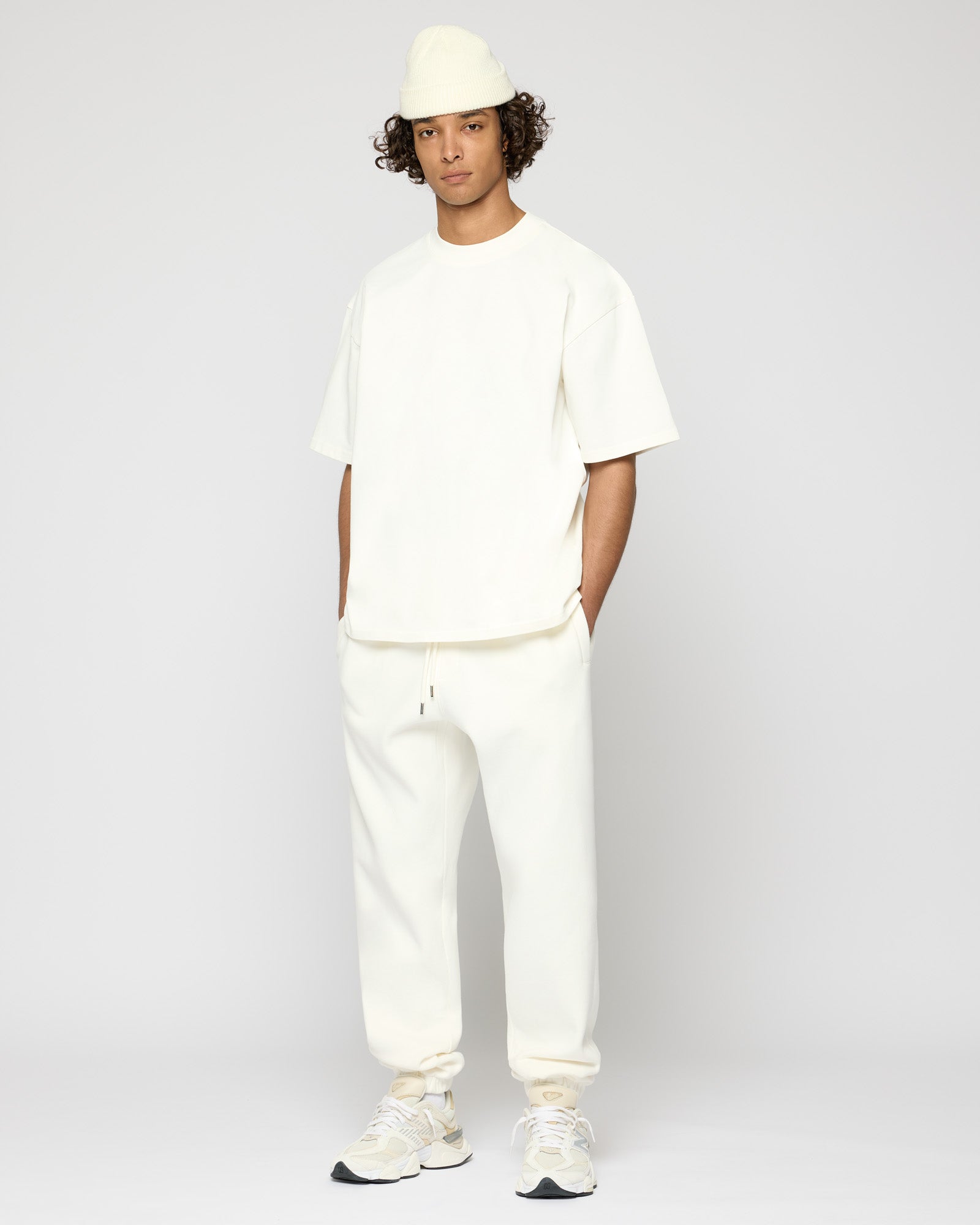 Heavy Off White Basic T-Shirt