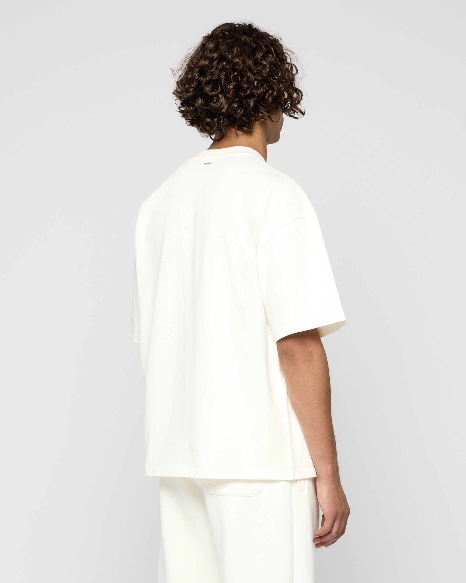 Heavy Off White Basic T-Shirt