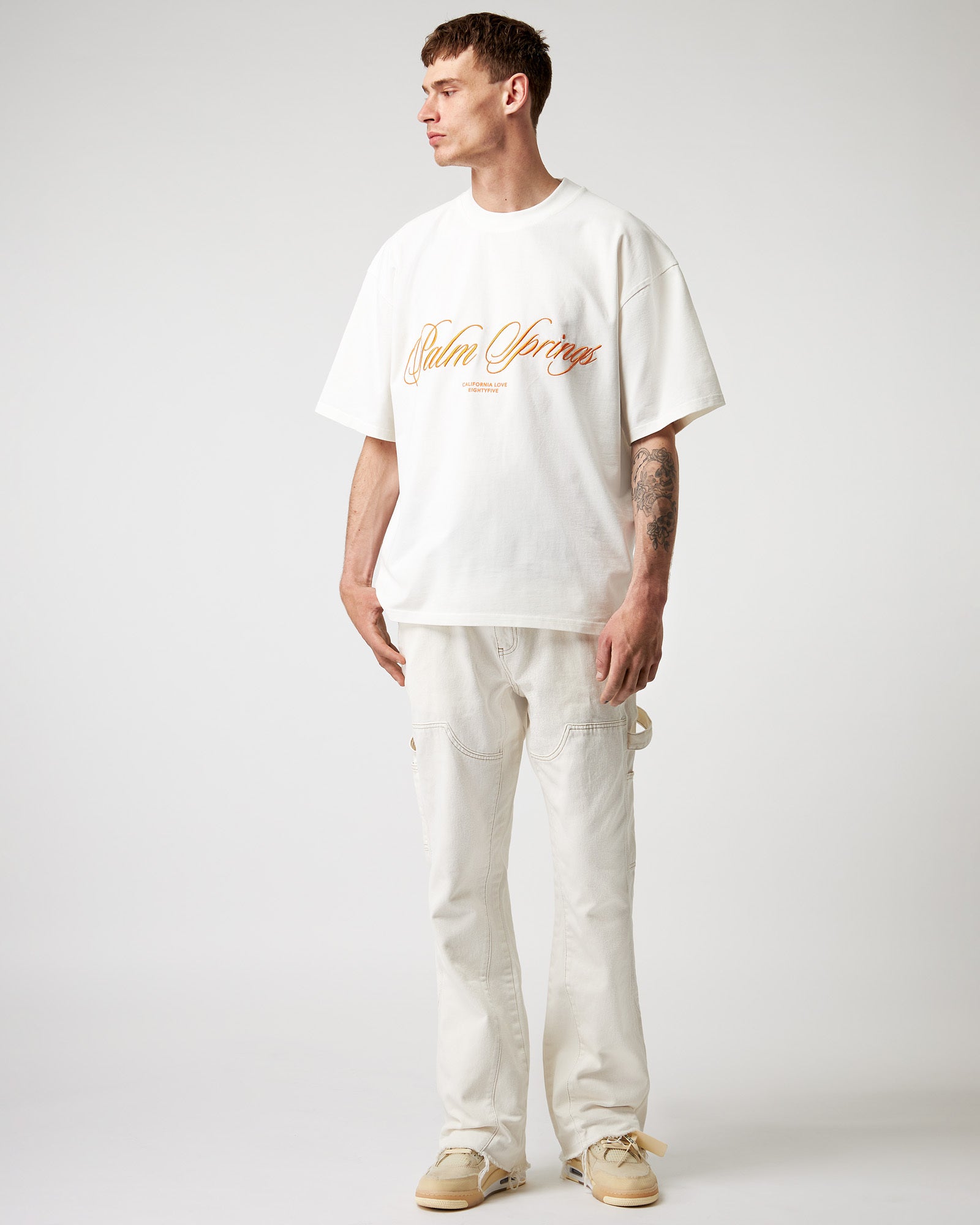 Flared Garbadin Jeans