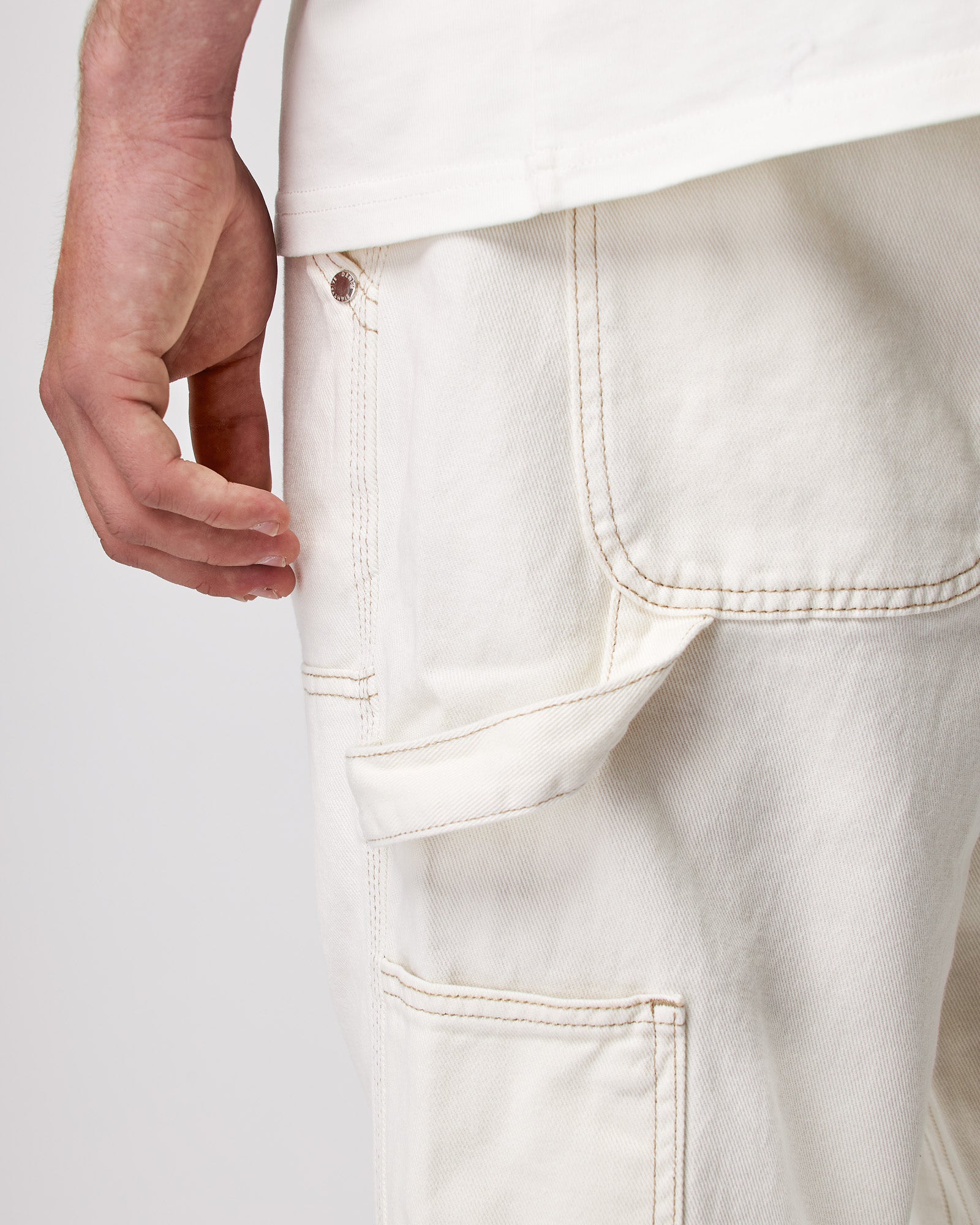 Flared Garbadin Jeans