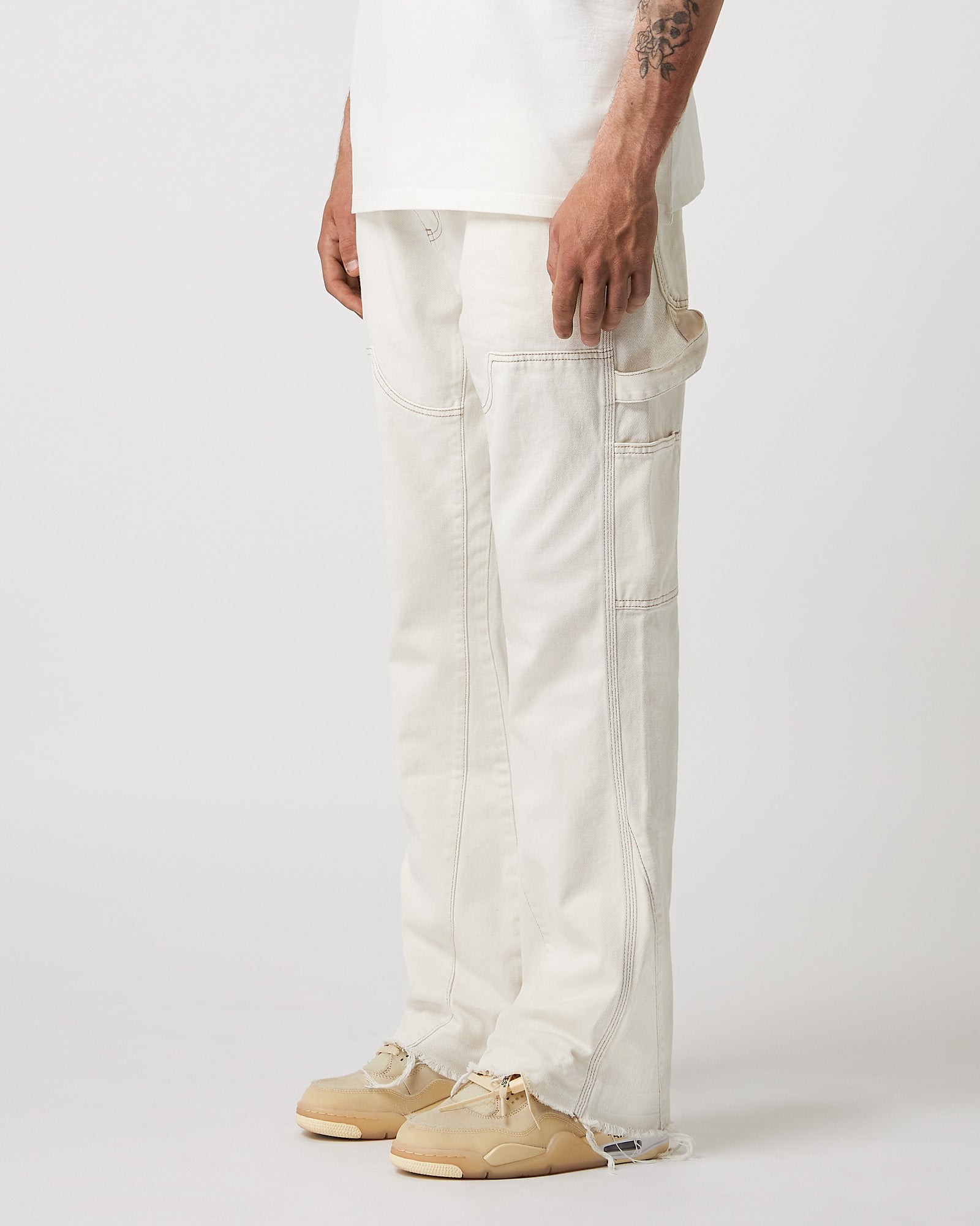 Flared Garbadin Jeans