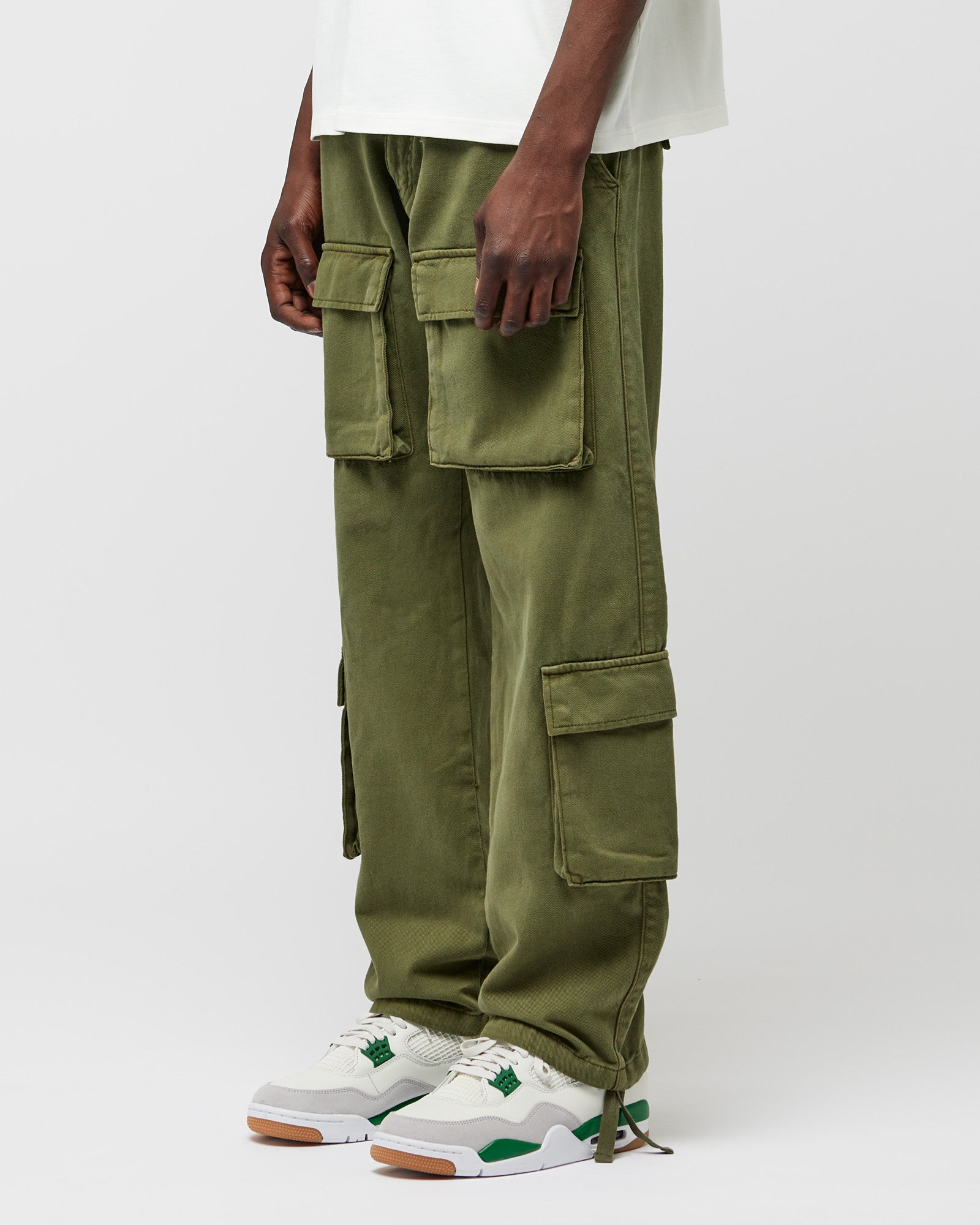 Front Pockets Baggy Cargo Pants