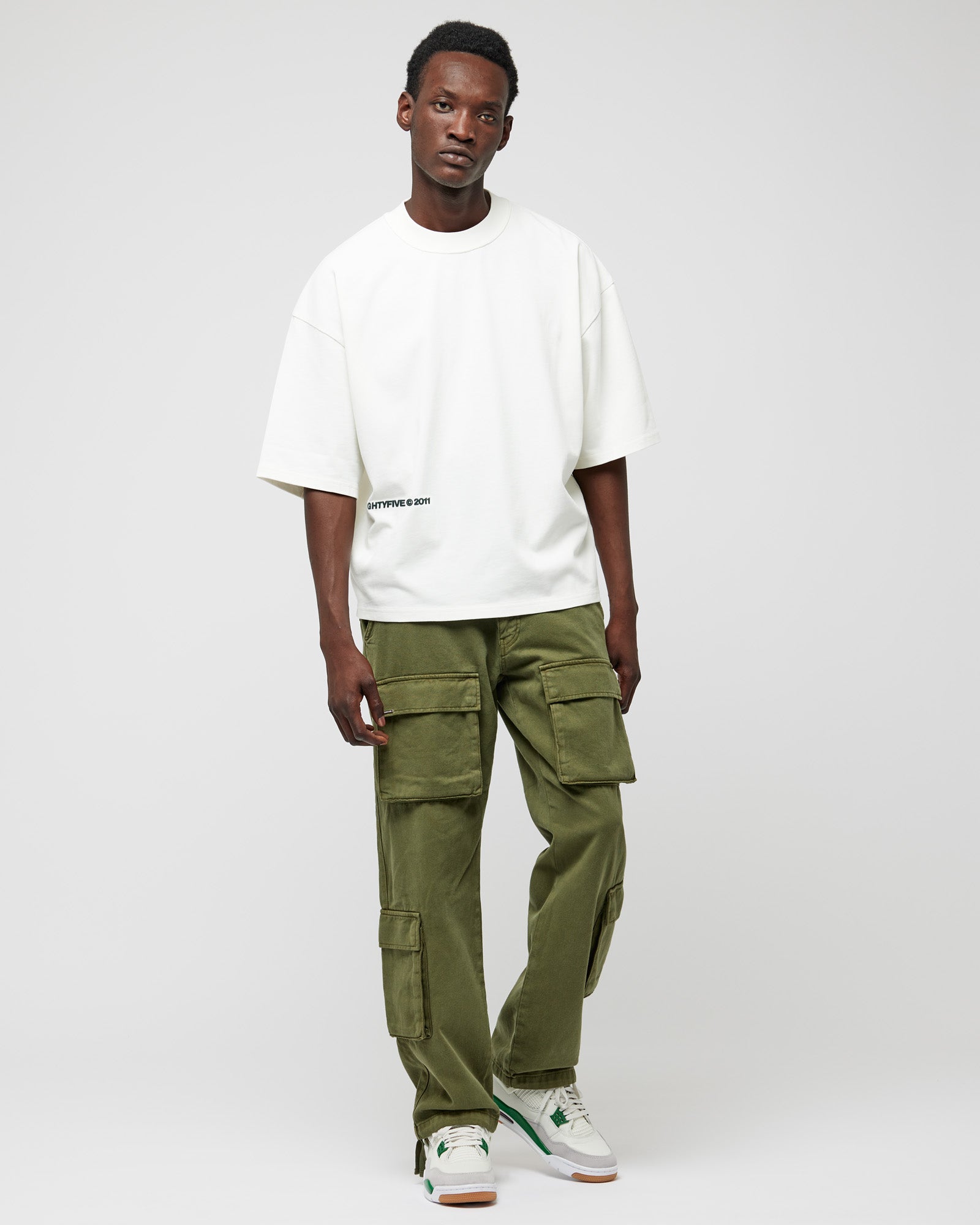 Front Pockets Baggy Cargo Pants