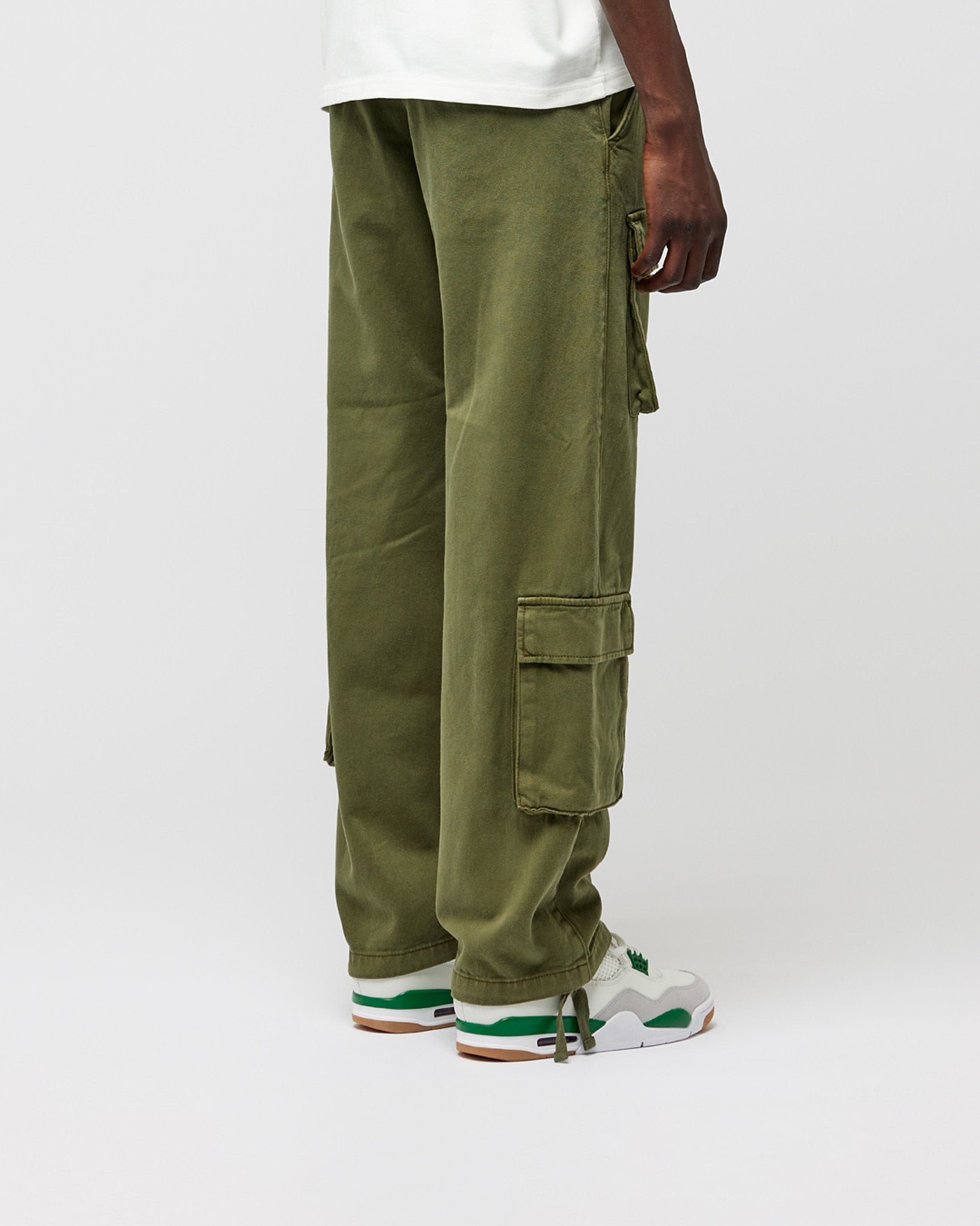【mii】mainstory AW24 10Y CargoPants Thom Krom | Shop Online | Moonbeam Textured Cargo Trousers