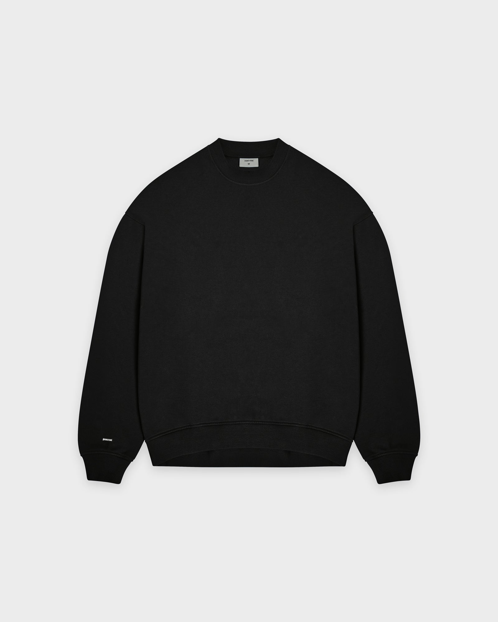 Heavy Black Basic Sweater