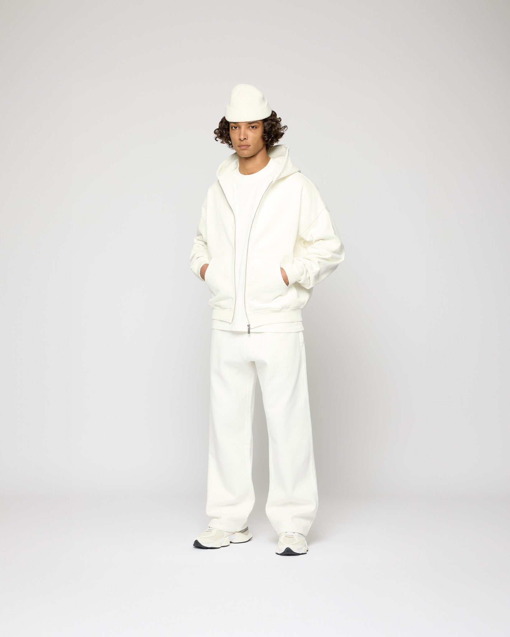 Signature Oversized Zip Hoodie