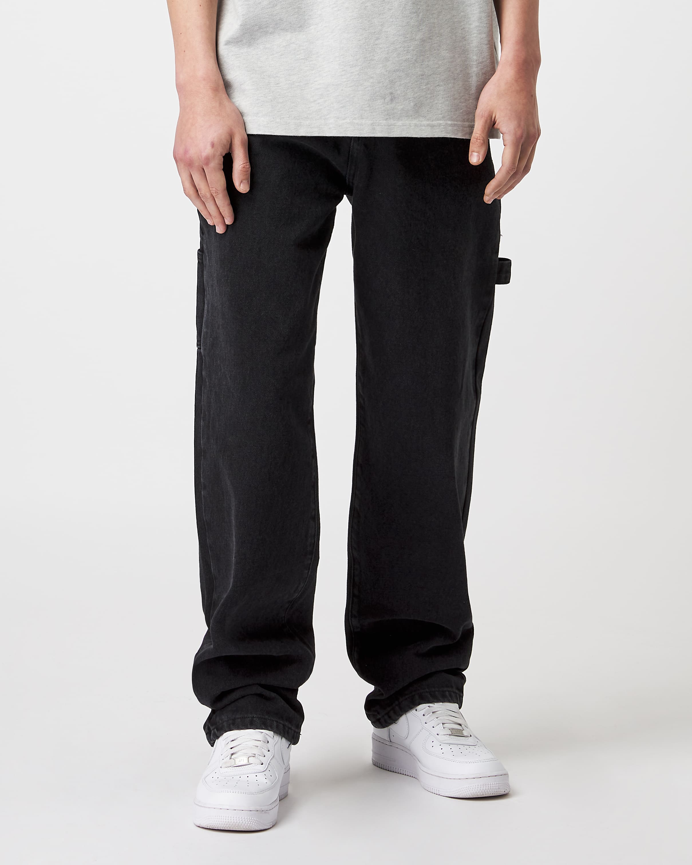 Baggy jeans with loops