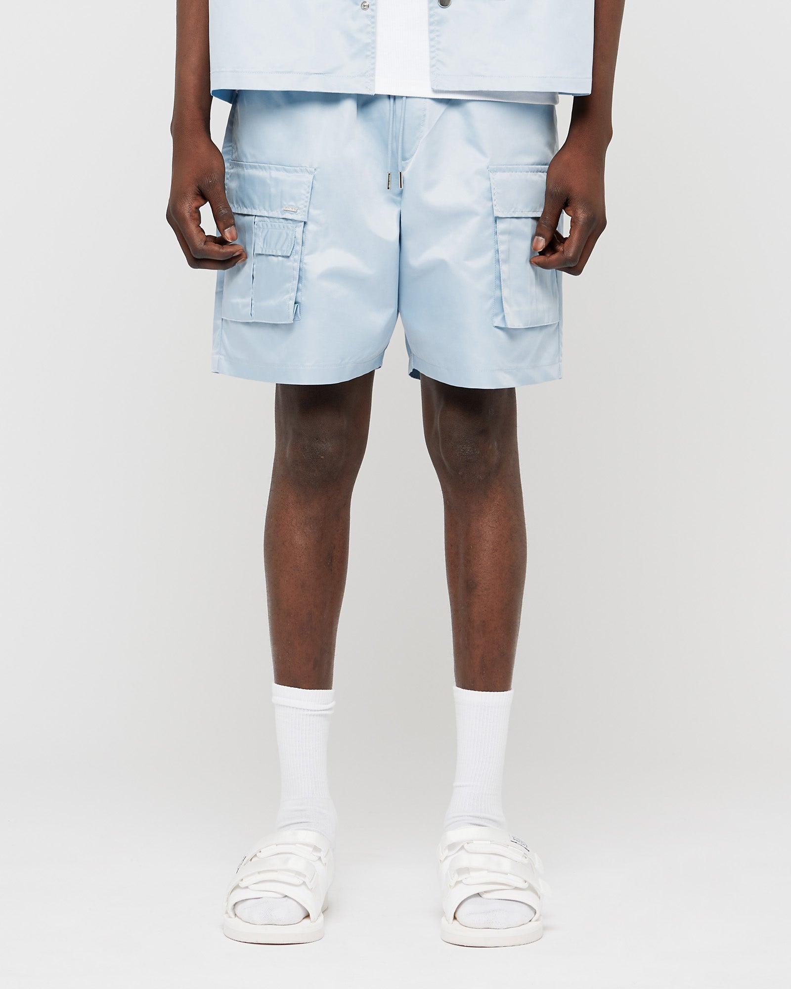 Nylon Cargo Shorts