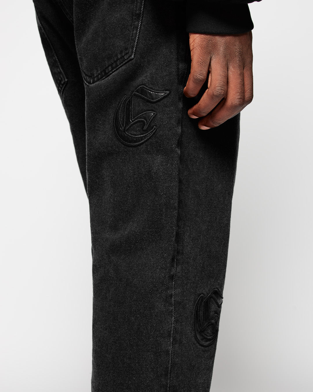 Leatherpatch Jeans