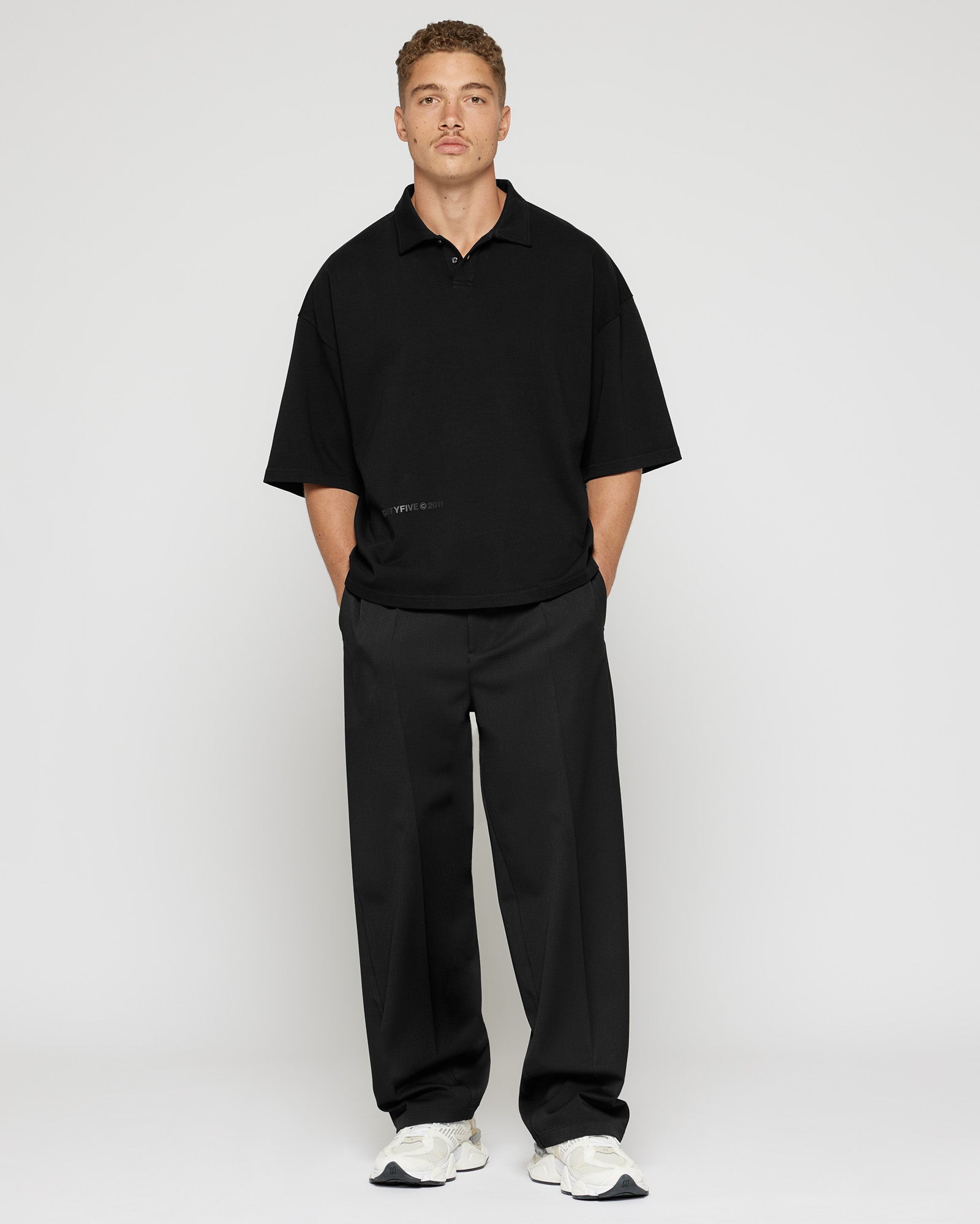 Eightyfive Cropped Polo T-Shirt