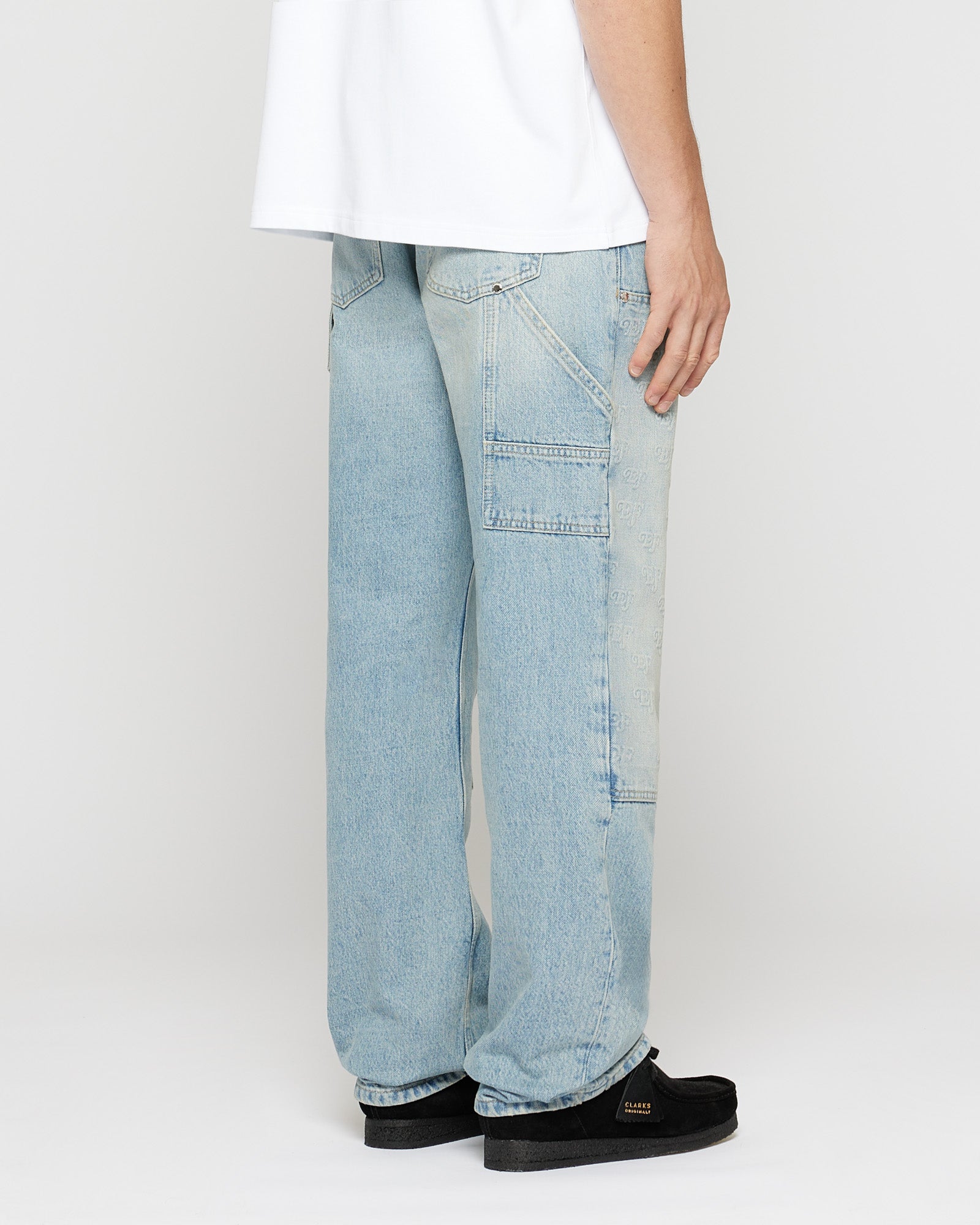 Embossed Carpenter Jeans