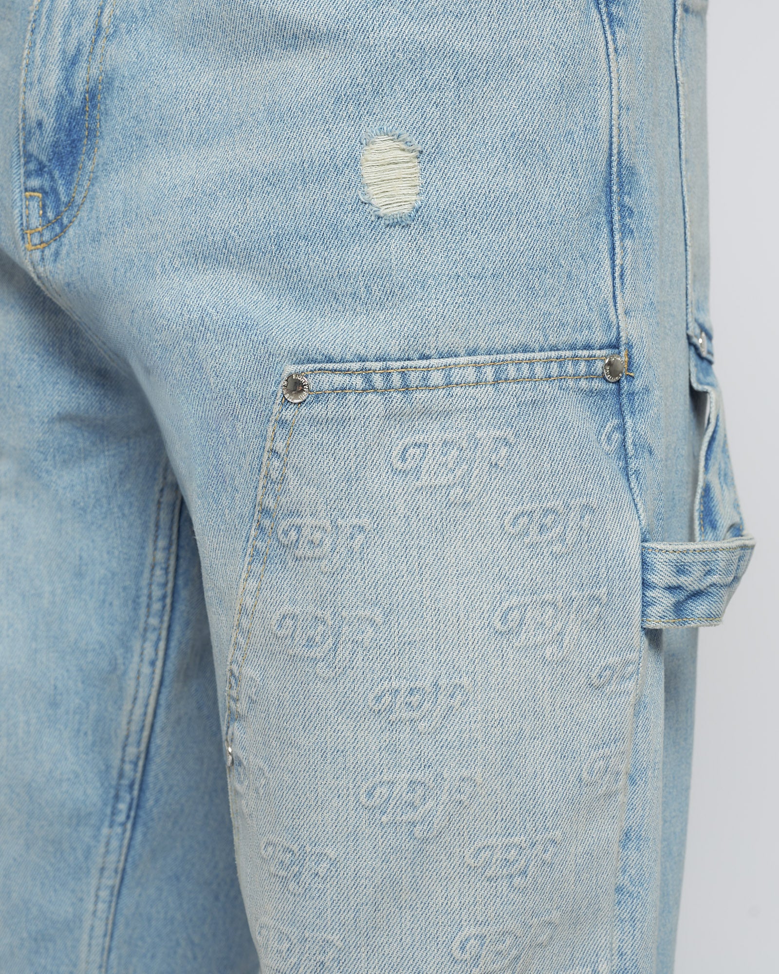 Embossed Carpenter Jeans