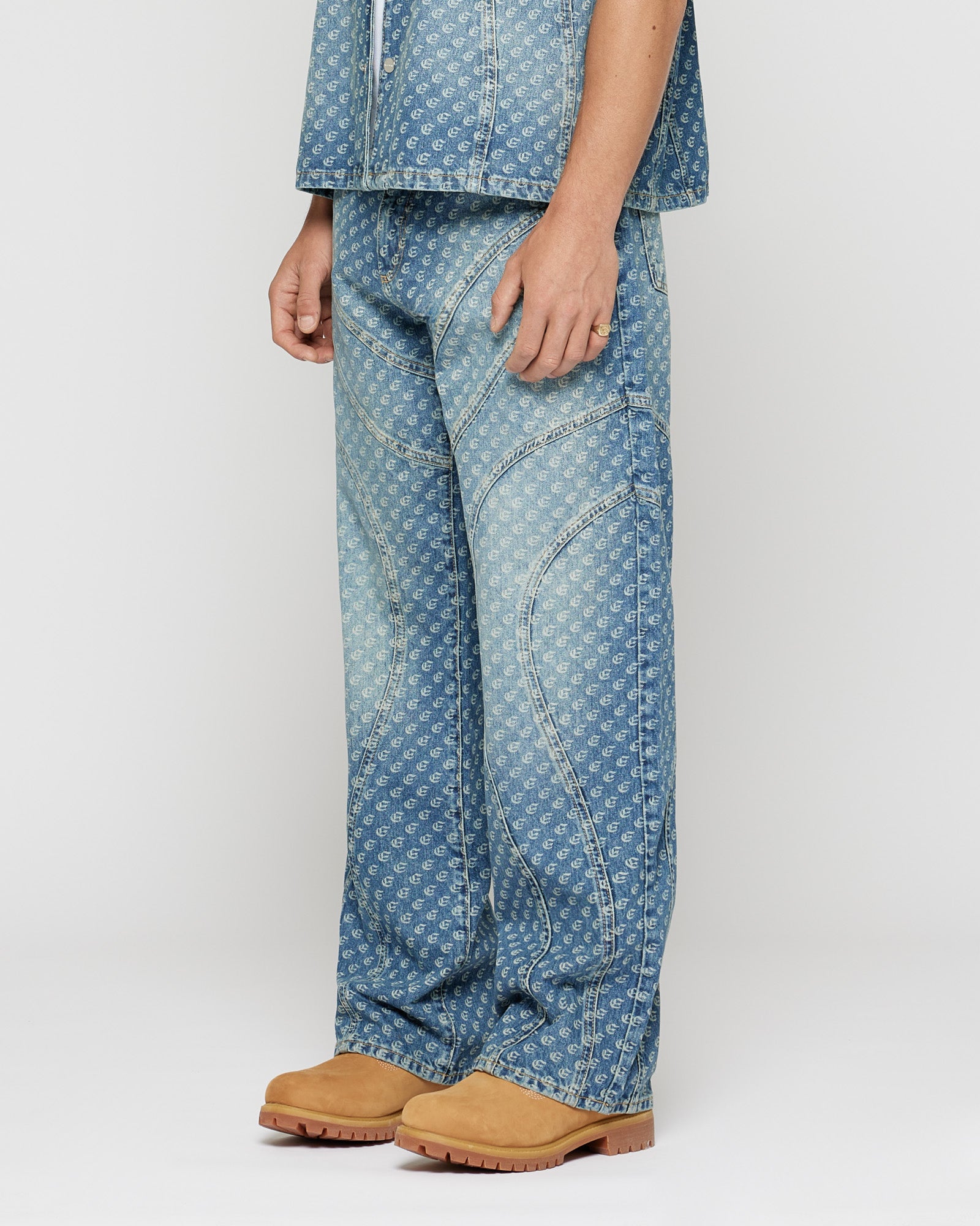 Monogram Loose Denim