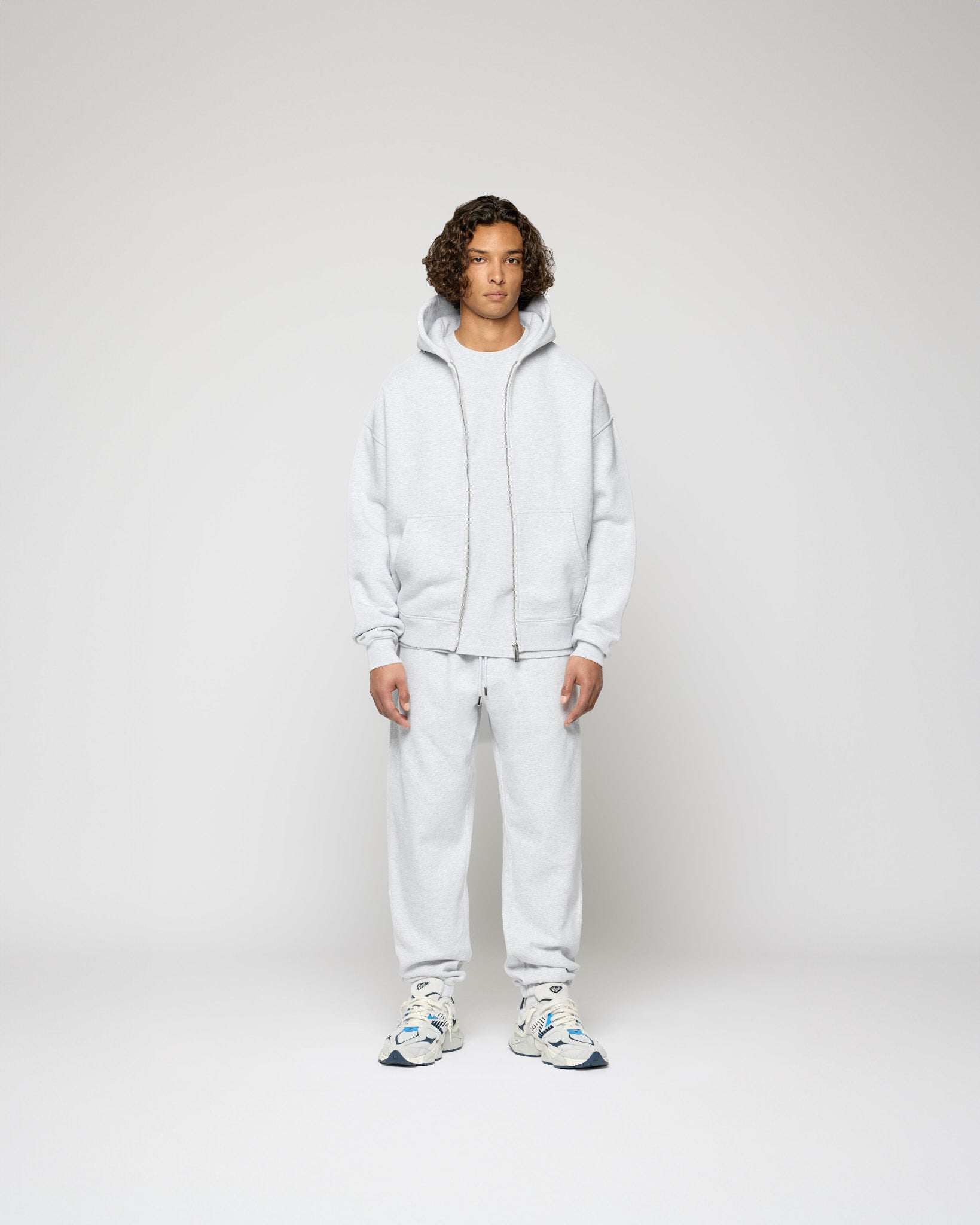 Signature Oversized Zip Hoodie
