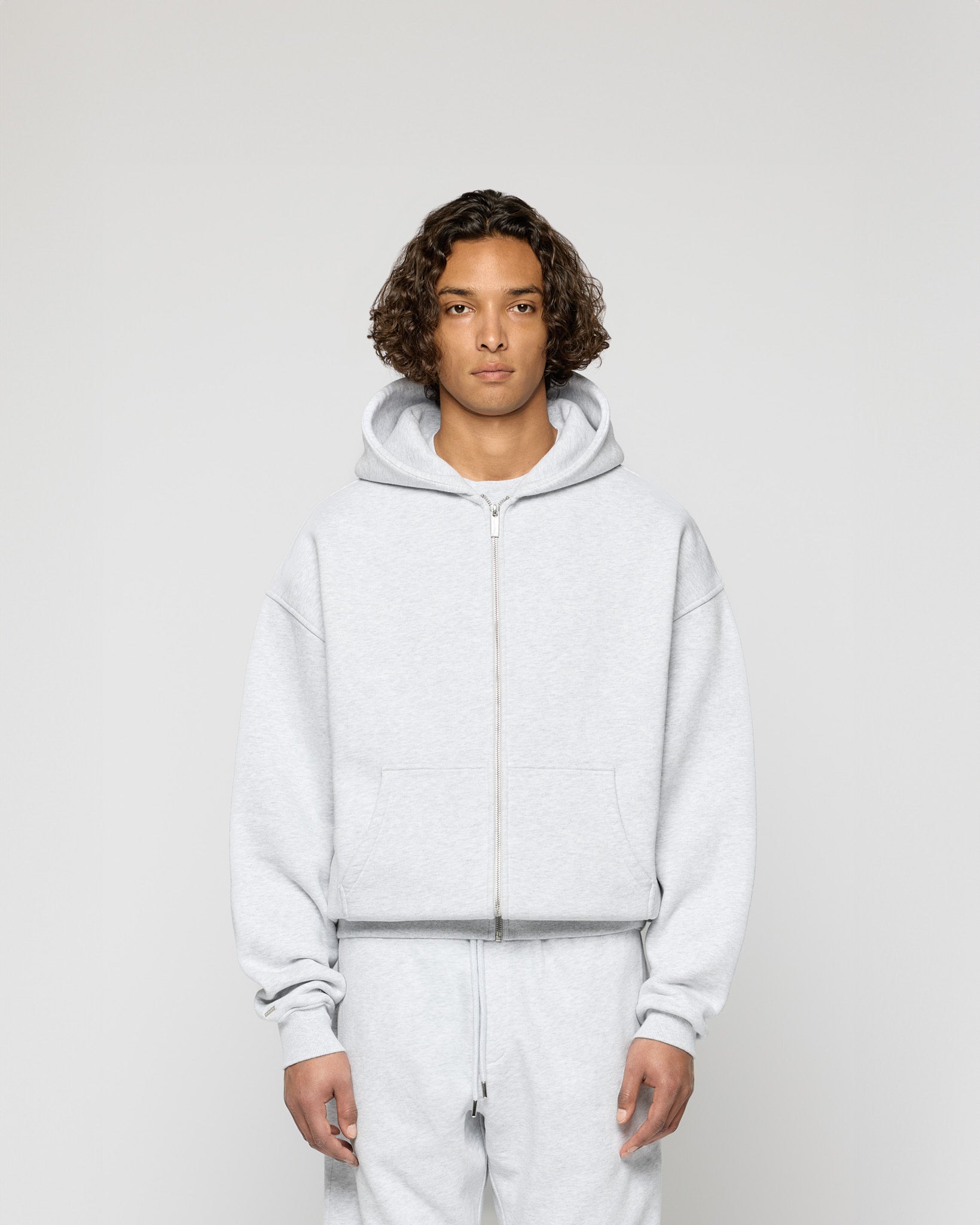 Signature Oversized Zip Hoodie