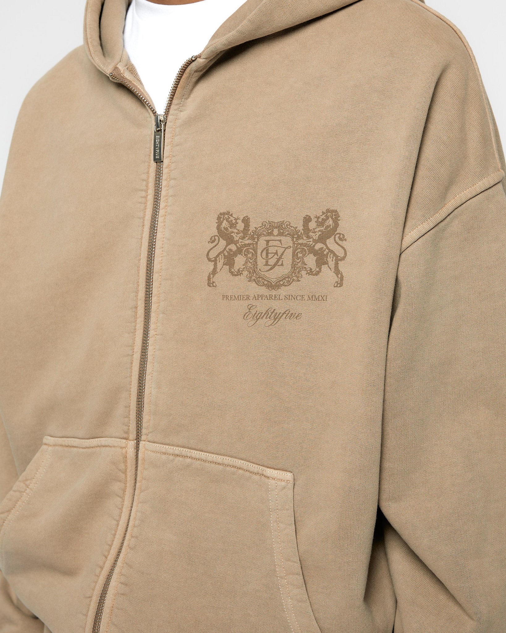 Washed Premier Zip Hoodie