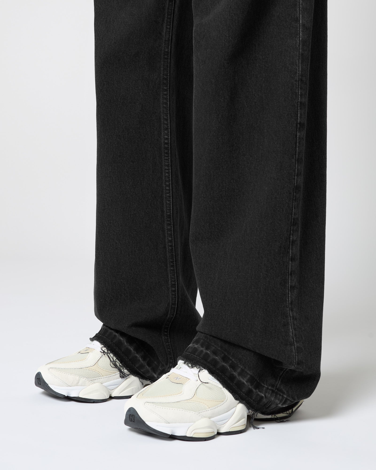 Open Hem Loose Denim