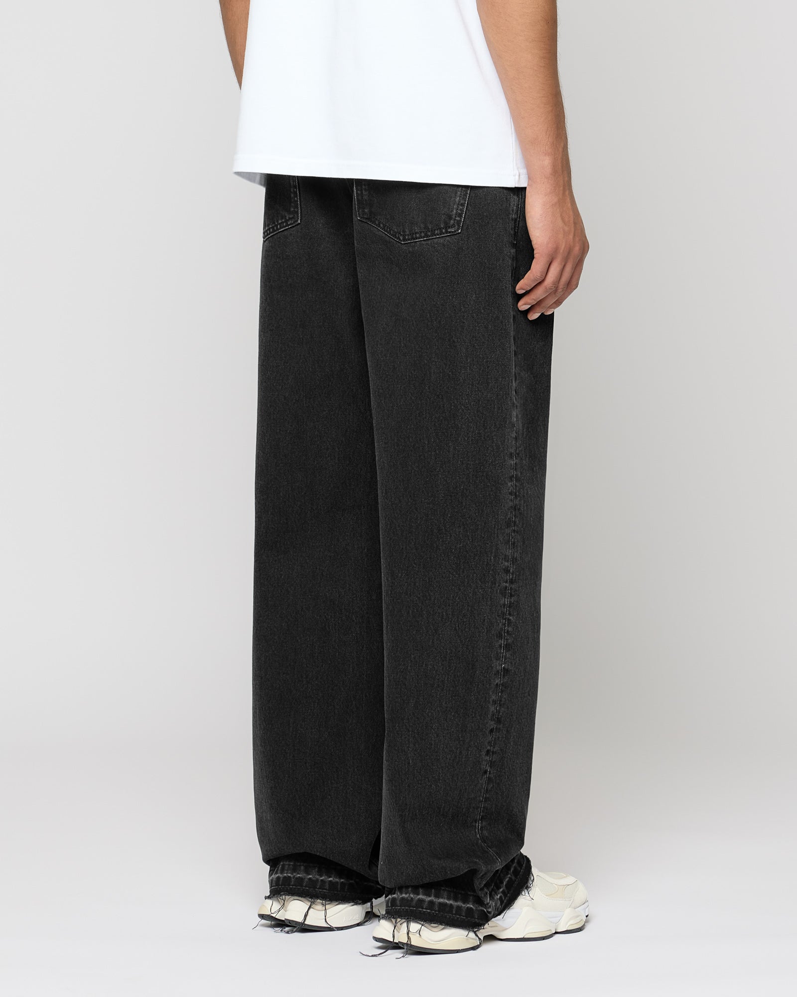 Open Hem Loose Denim