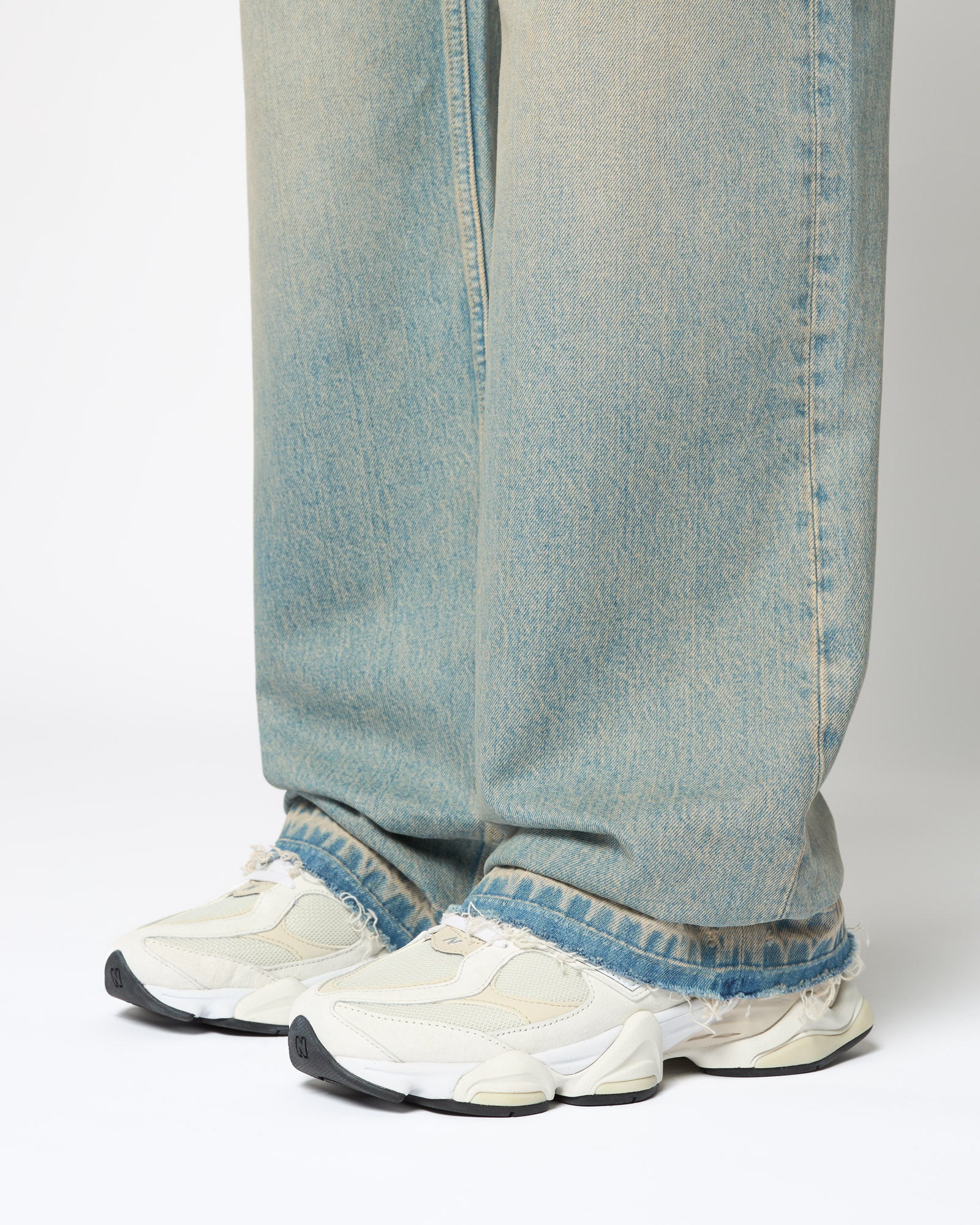 Open Hem Loose Denim