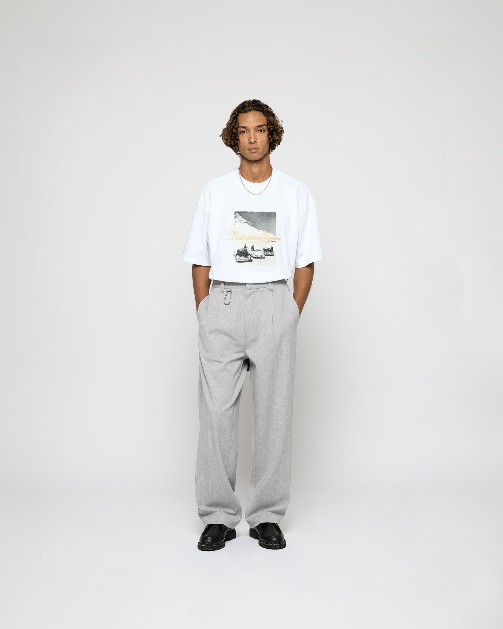 Pleated Baggy Tailored Pants – eightyfiveclo