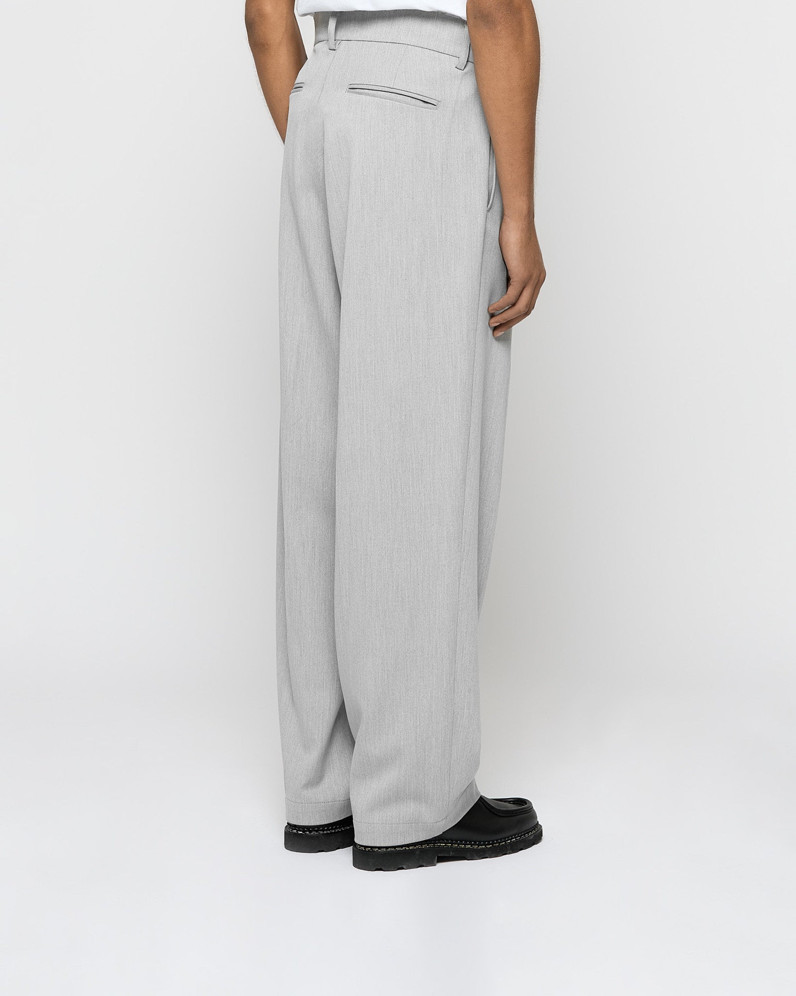 スーツ Bargiee single pleated pants SINGLE PLEATED PANTS – Bargiee