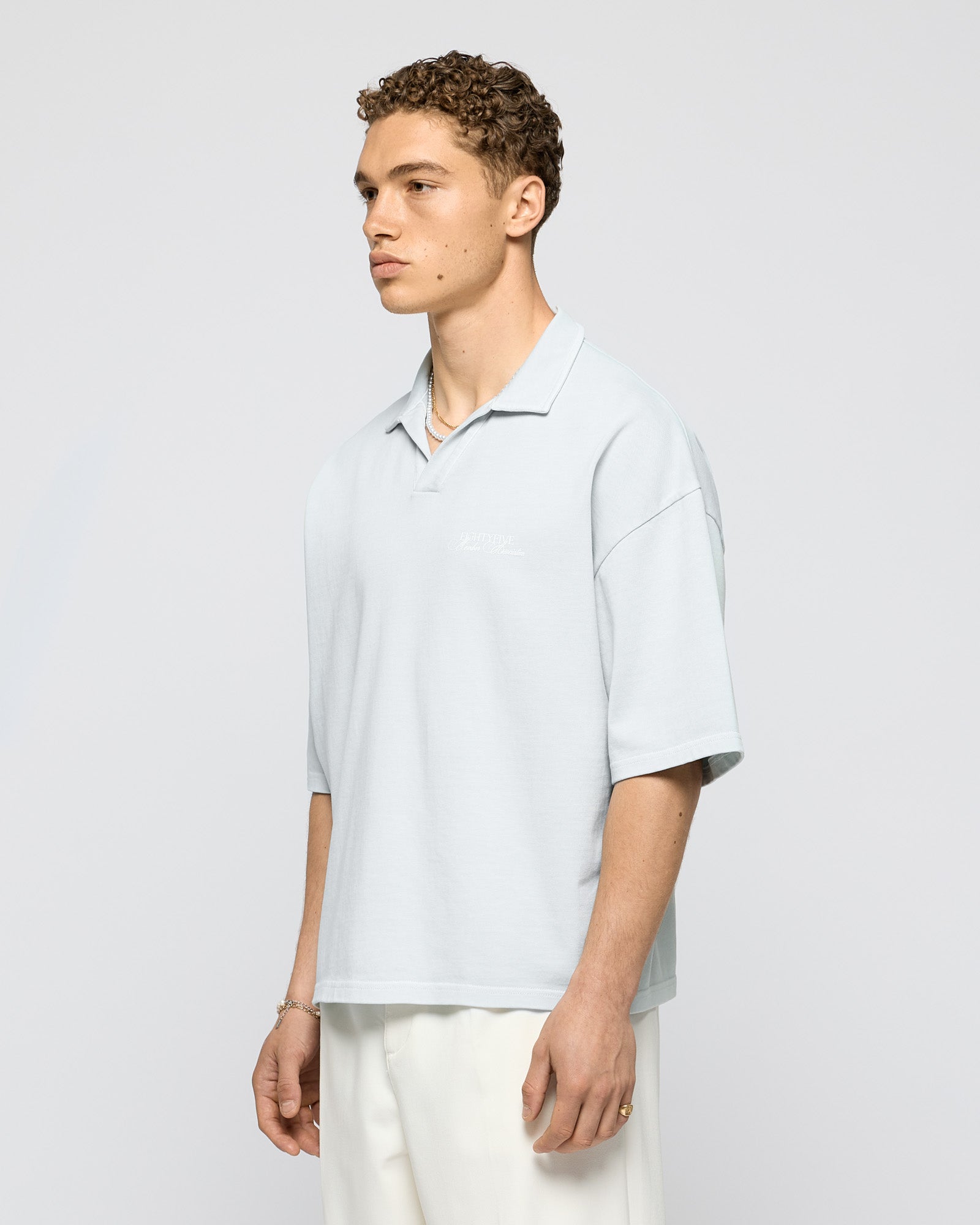 Washed Member Polo T-Shirt