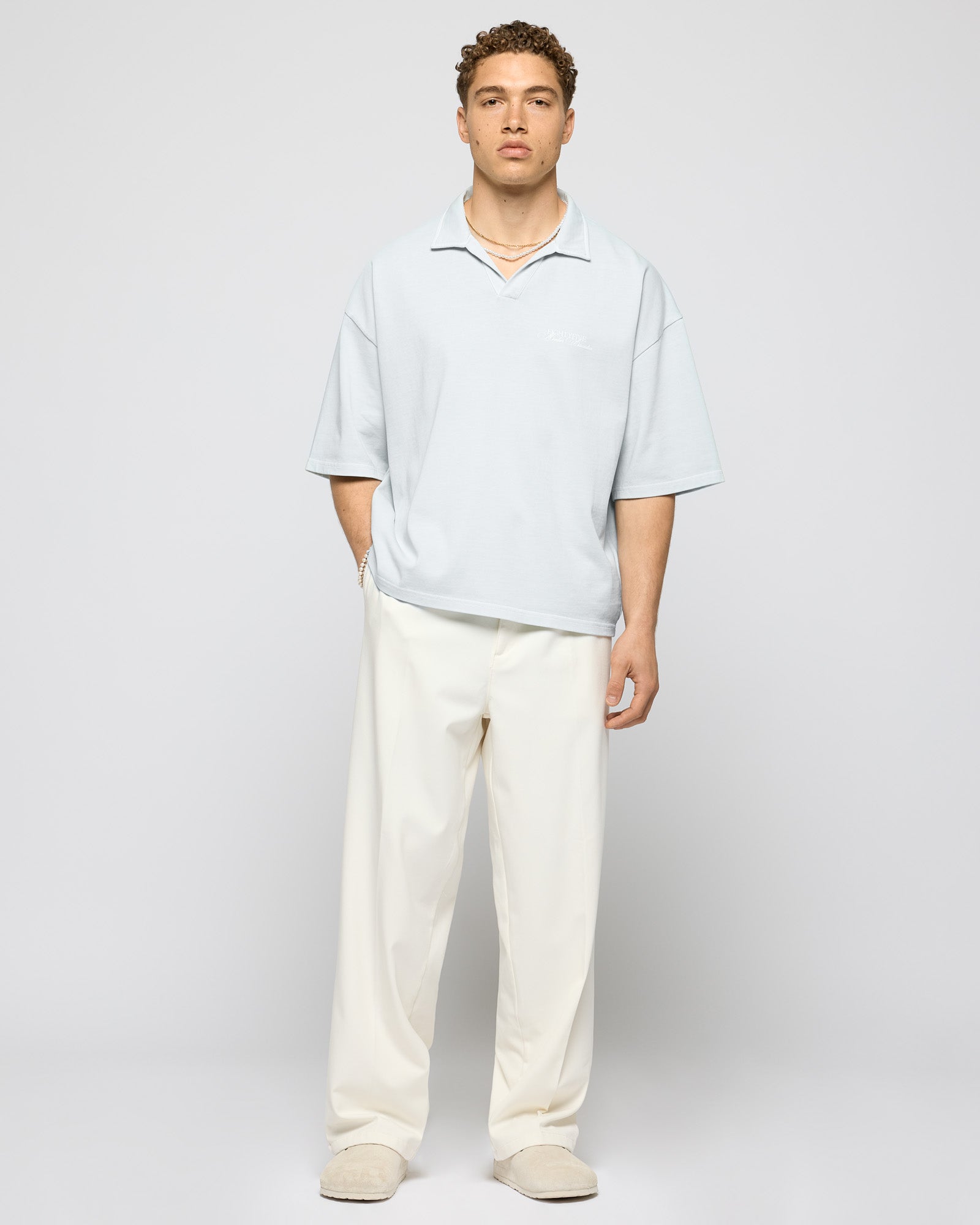 Washed Member Polo T-Shirt