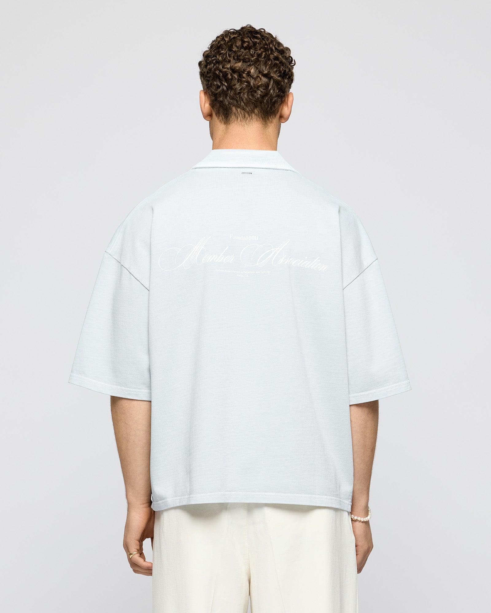 Washed Member Polo T-Shirt
