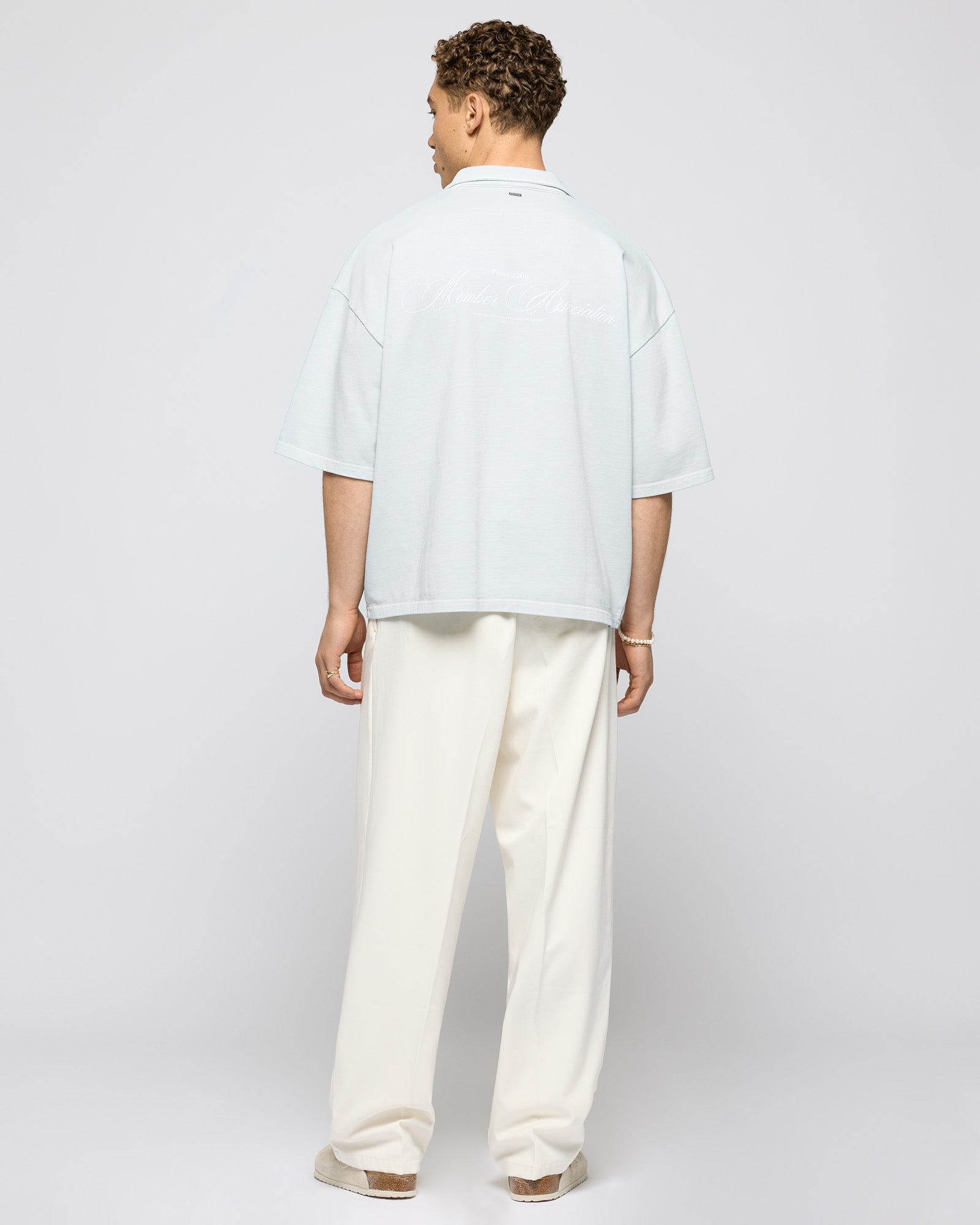 Washed Member Polo T-Shirt