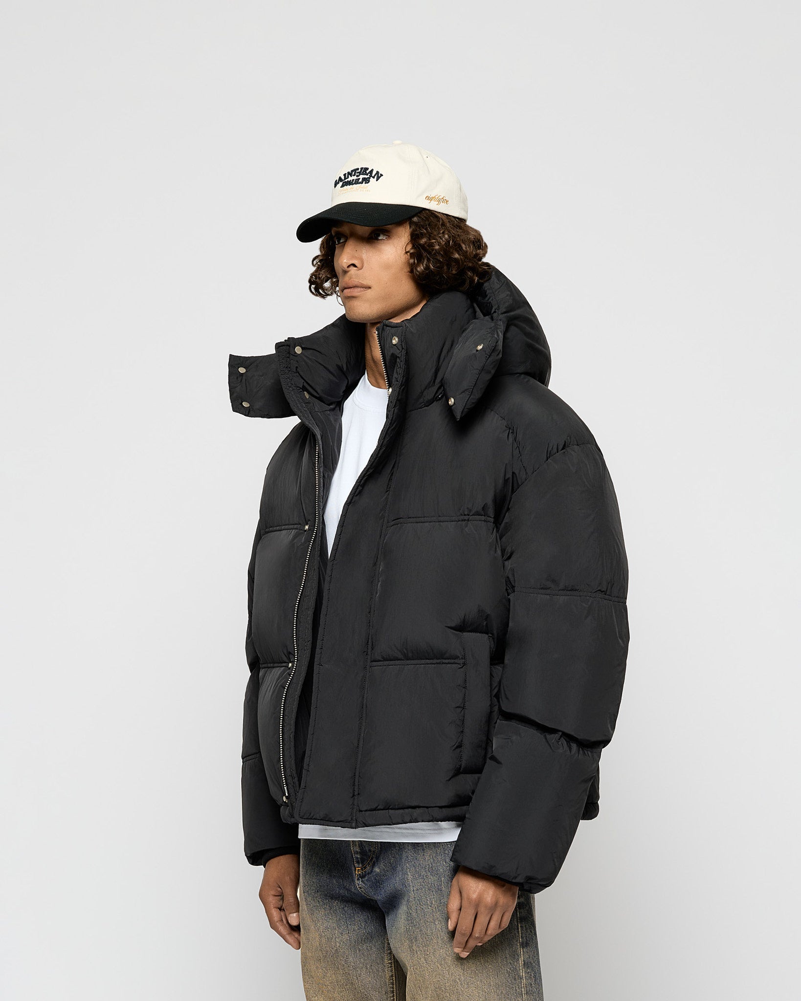 Nylon Down Puffer Jacket