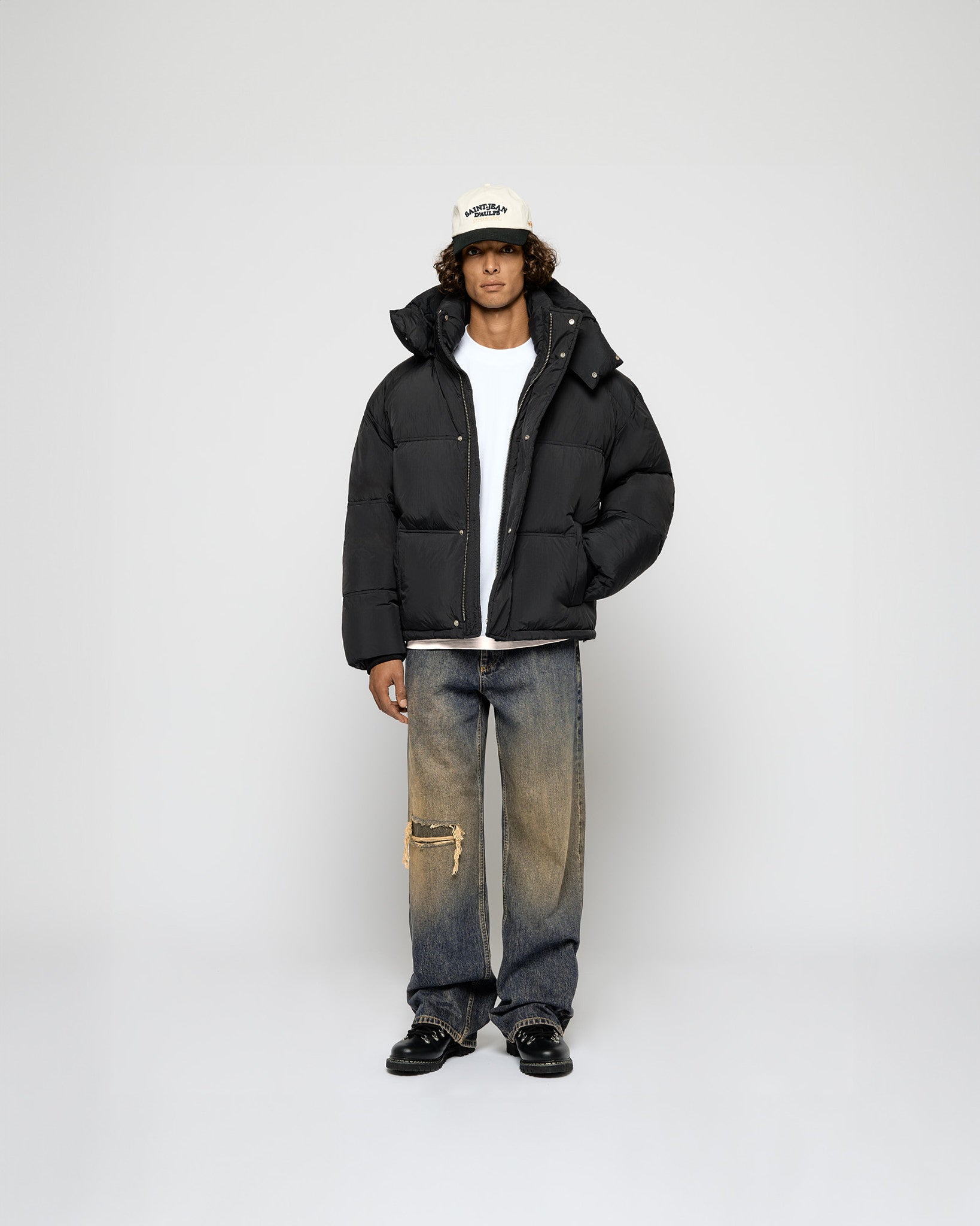 Nylon Down Puffer Jacket